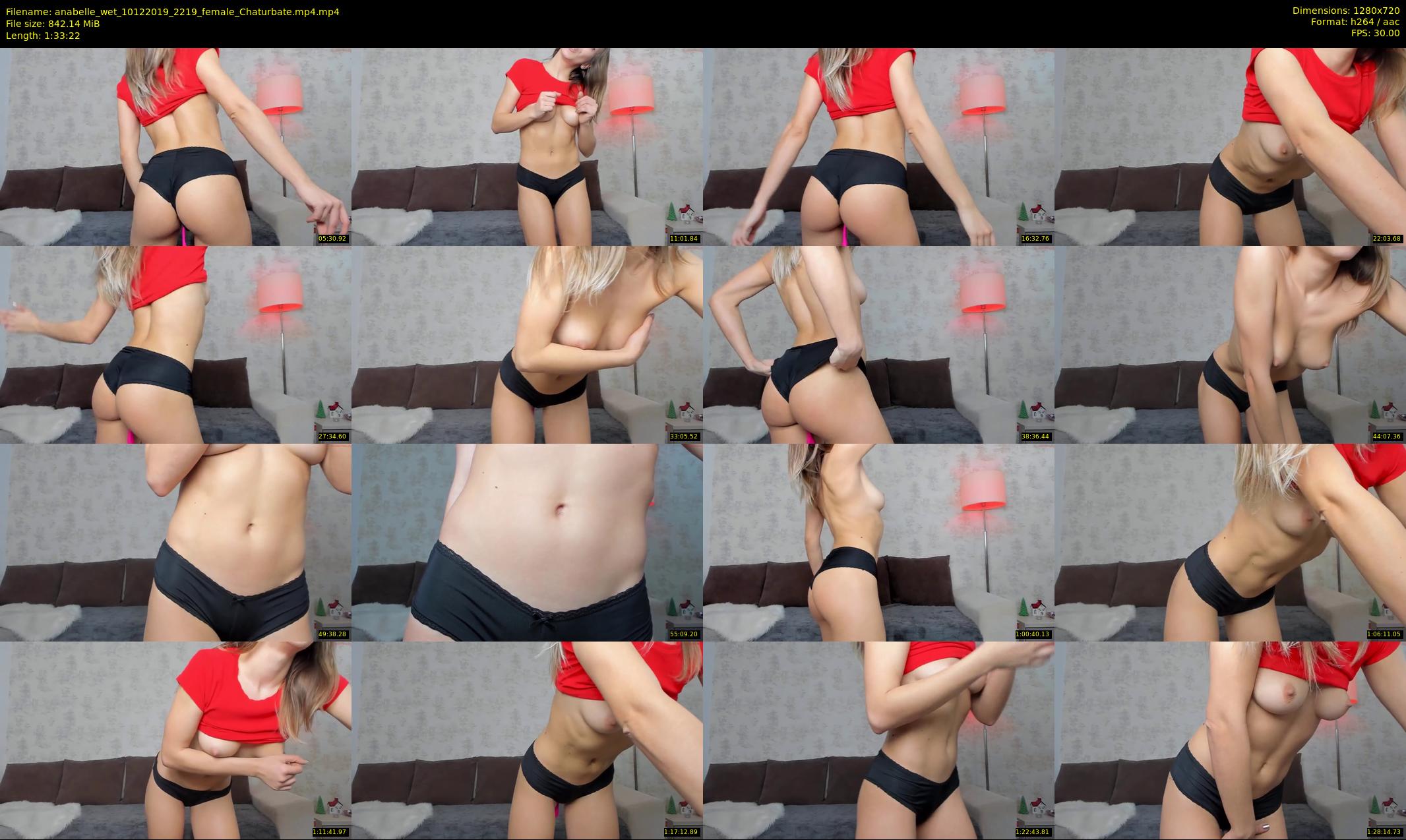anabelle_wet — 94 minute Chaturbate female cam show recording, 720p, Dec 10, 2019
