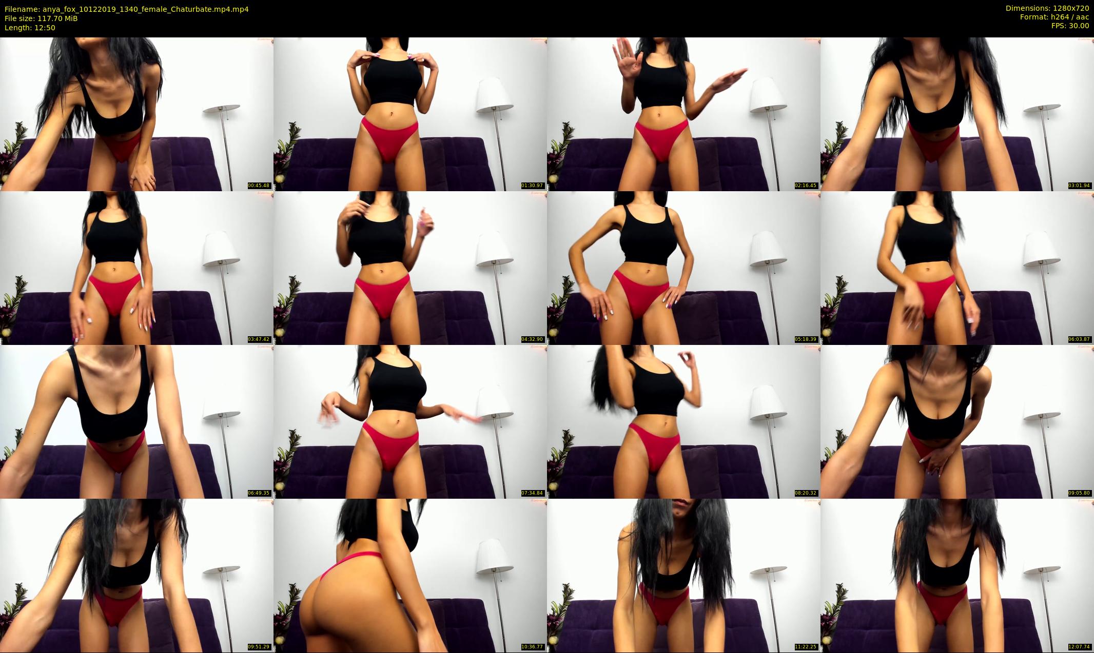 anya_fox — 13 minute Chaturbate female cam show recording, 720p, Dec 10, 2019