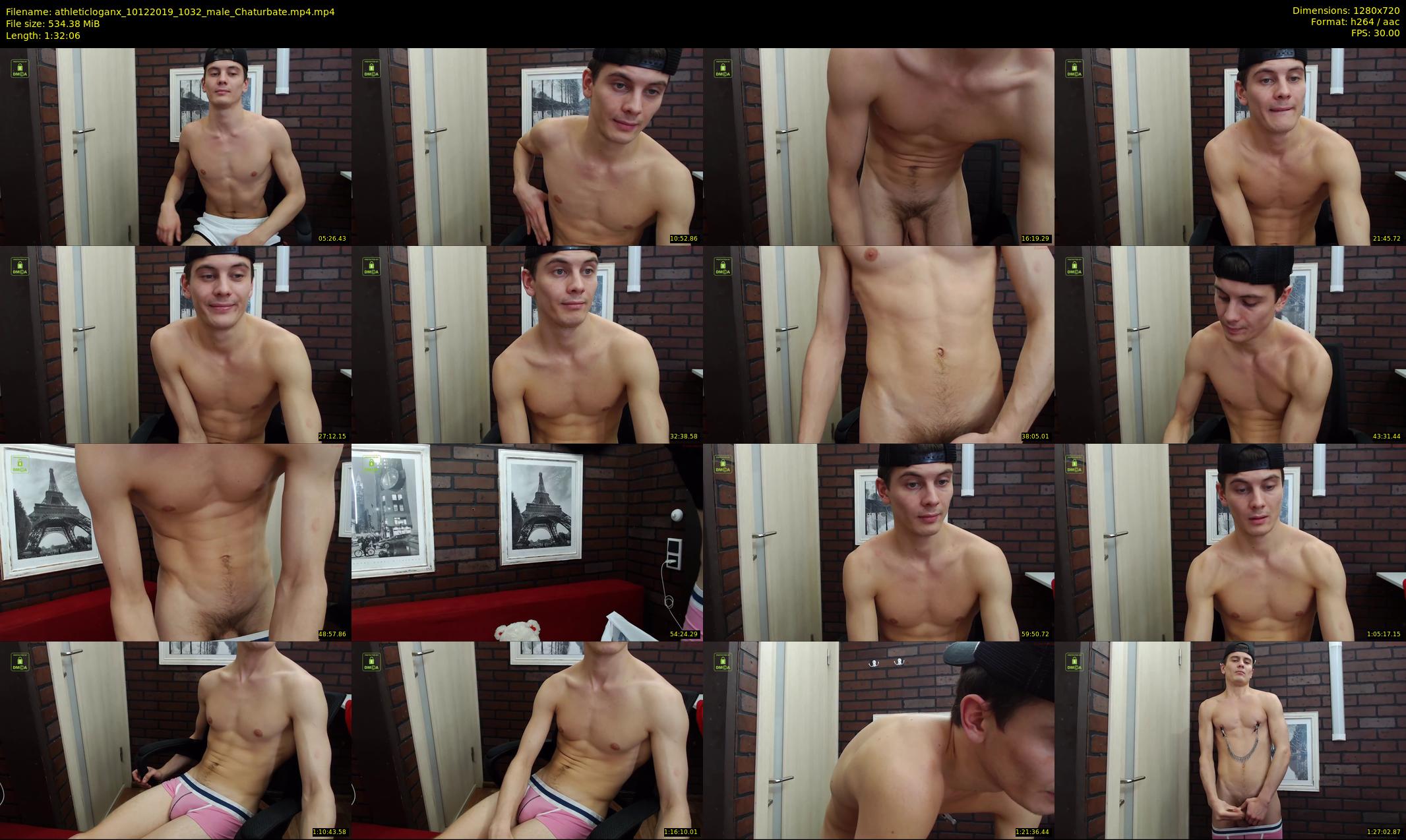 athleticloganx — 93 minute Chaturbate male cam show recording, 720p, Dec 10, 2019