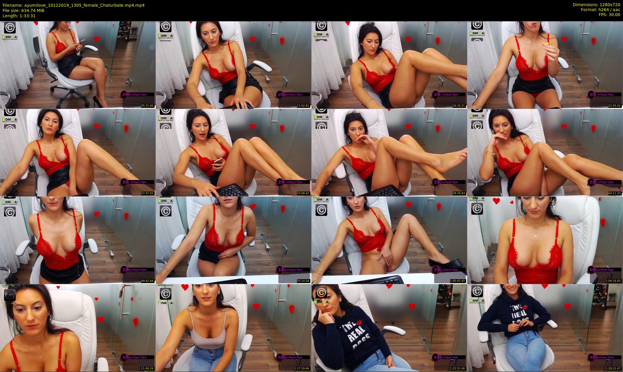 ayumilove — 94 minute Chaturbate female cam show recording, 720p, Dec 10, 2019