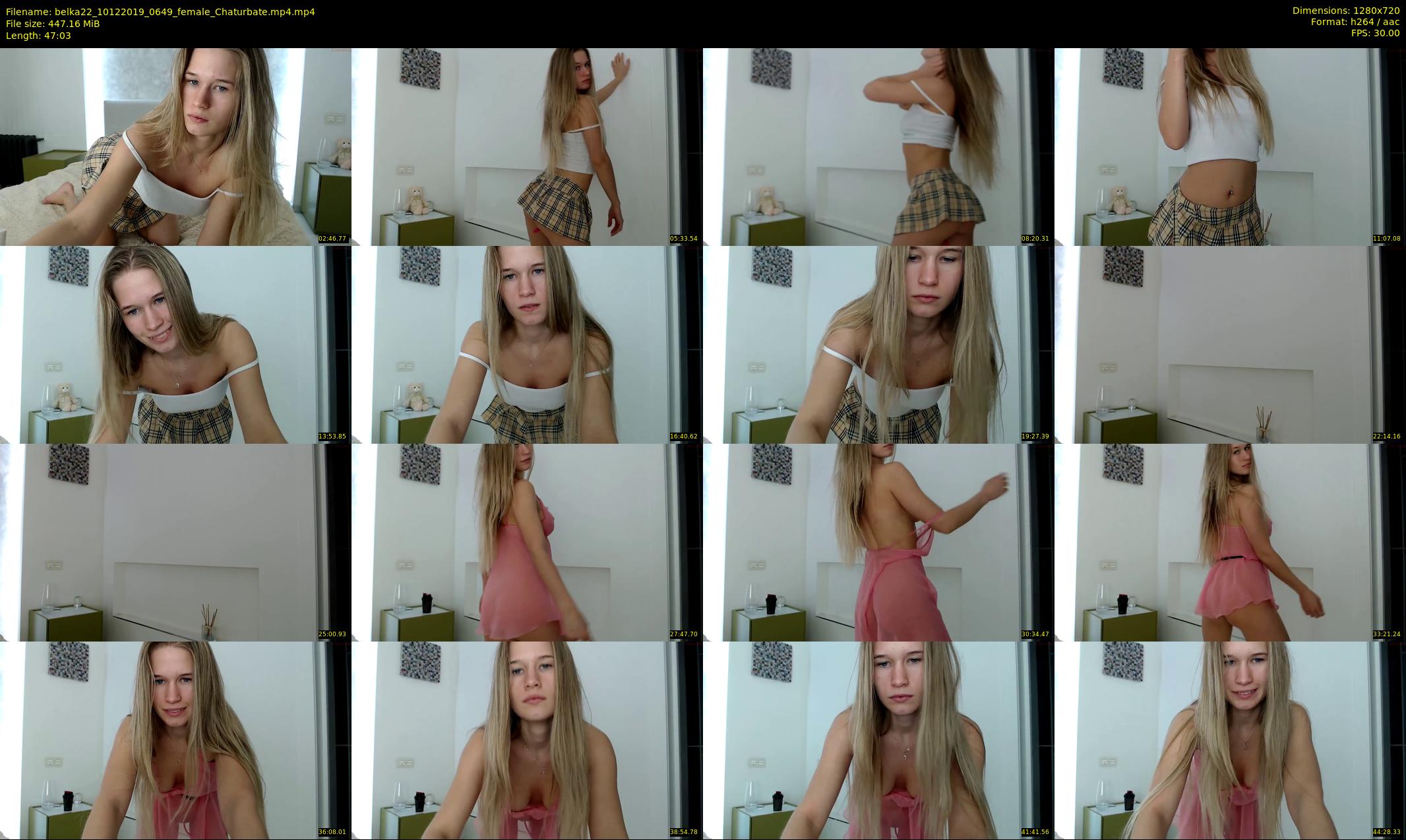belka22 — 48 minute Chaturbate female cam show recording, 720p, Dec 10, 2019