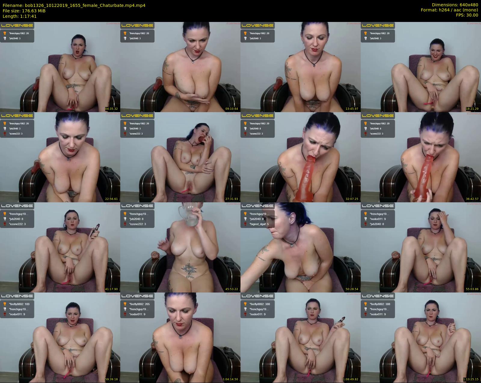 bob1326 — 78 minute Chaturbate female cam show recording, 480p, Dec 10, 2019