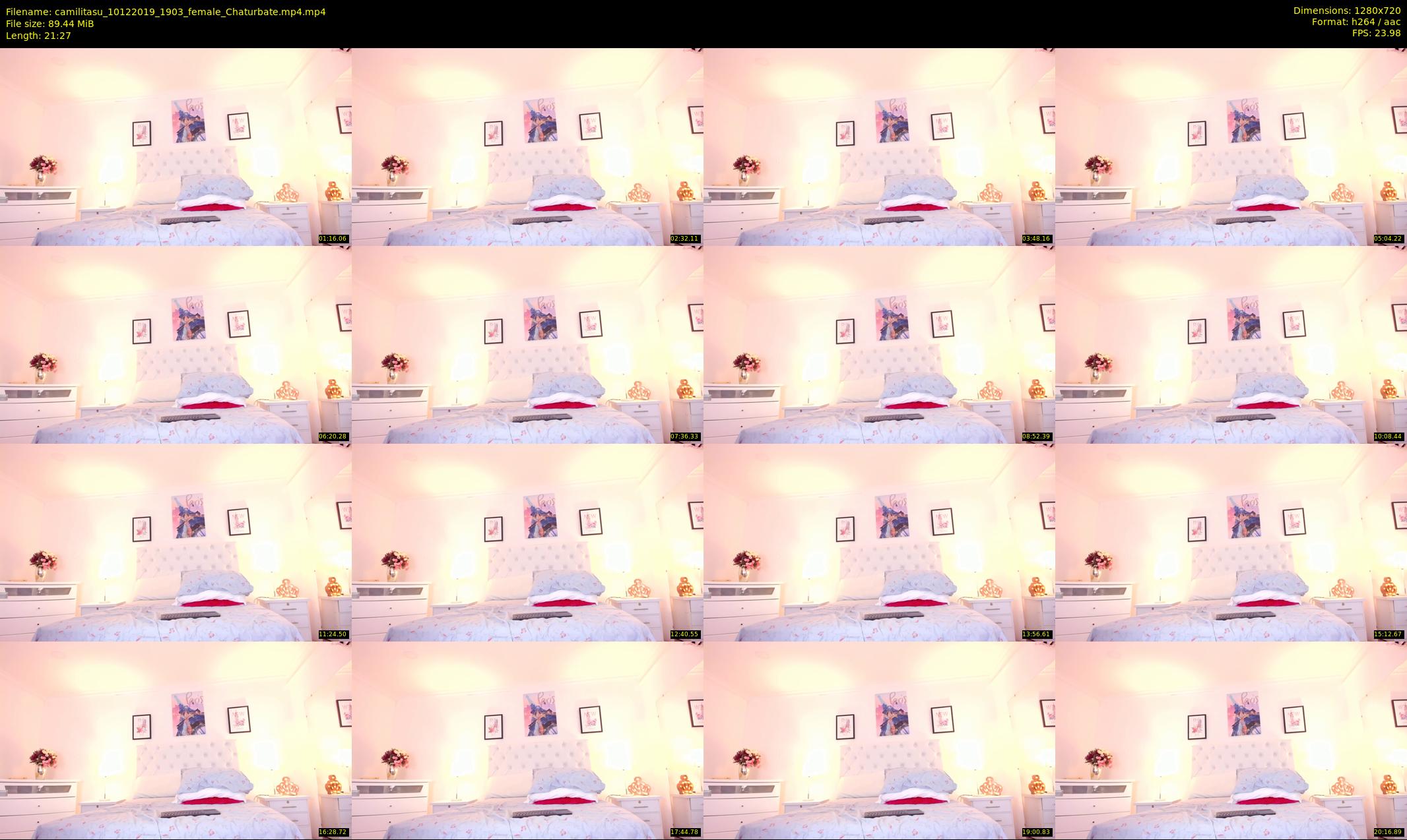 camilitasu — 22 minute Chaturbate female cam show recording, 720p, Dec 10, 2019