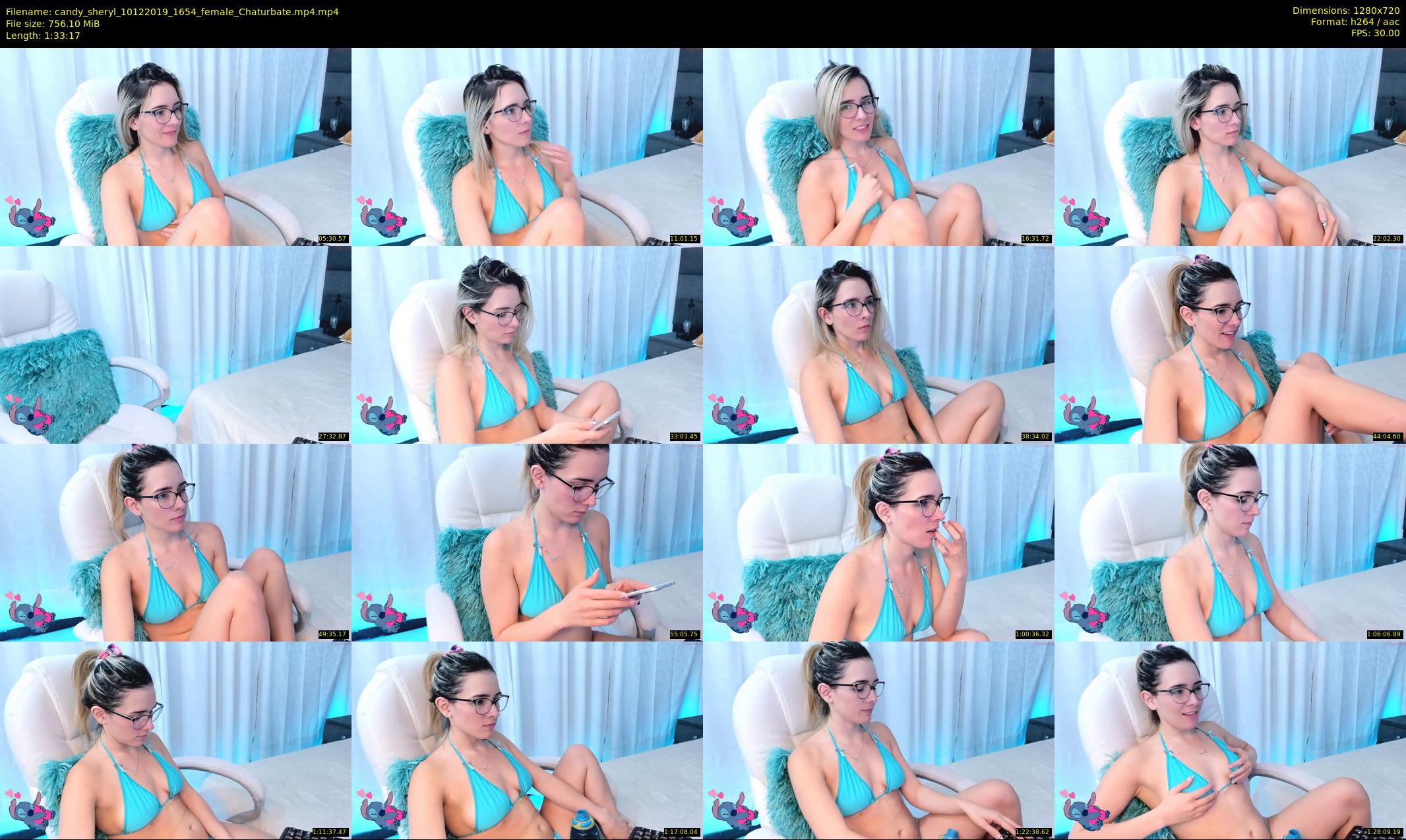 candy_sheryl — 94 minute Chaturbate female cam show recording, 720p, Dec 10, 2019