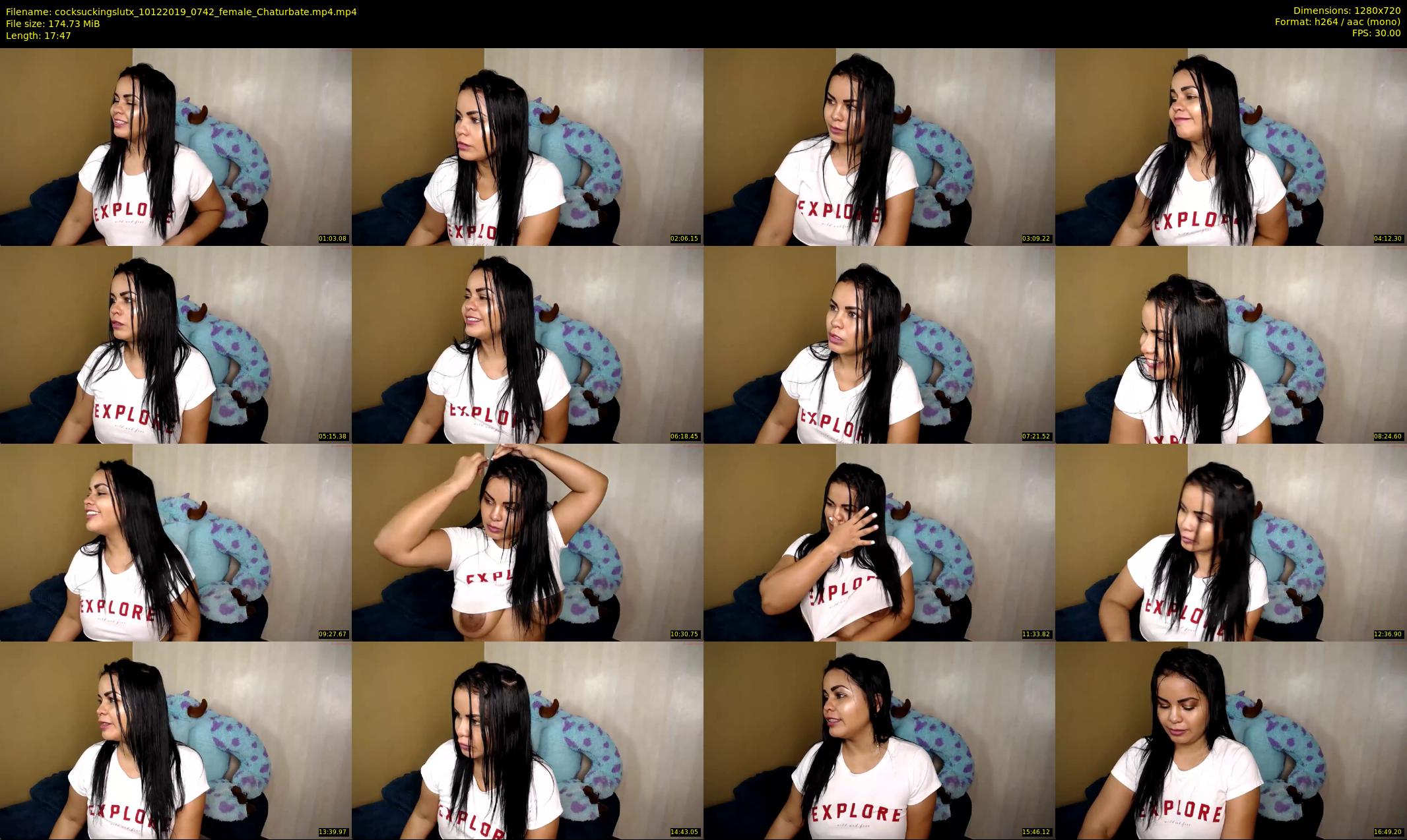 cocksuckingslutx — 18 minute Chaturbate female cam show recording, 720p, Dec 10, 2019