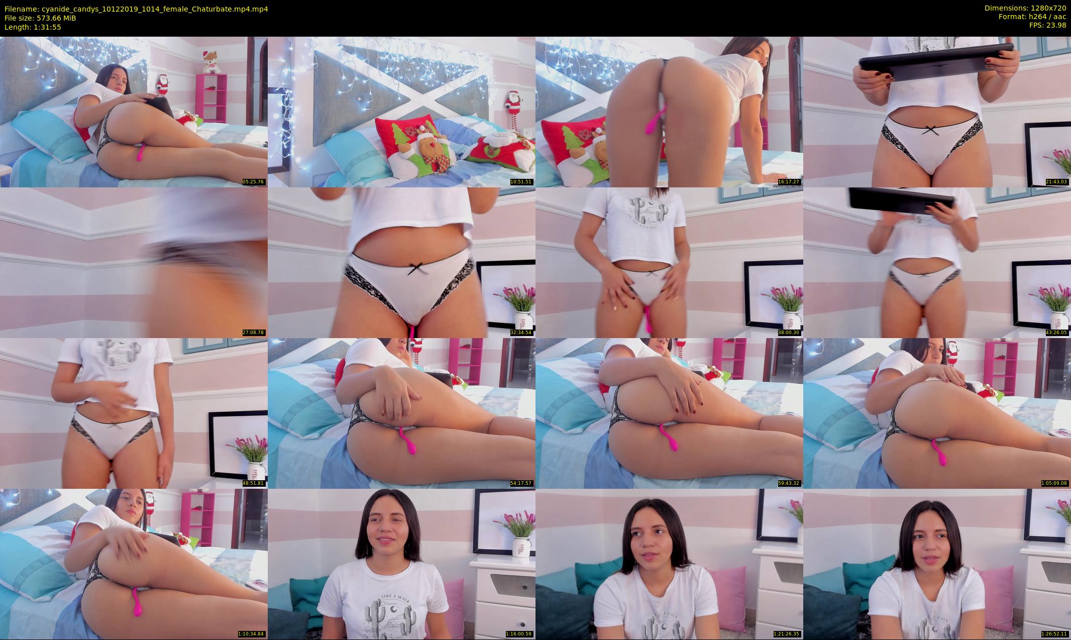 cyanide_candys — 92 minute Chaturbate female cam show recording, 720p, Dec 10, 2019