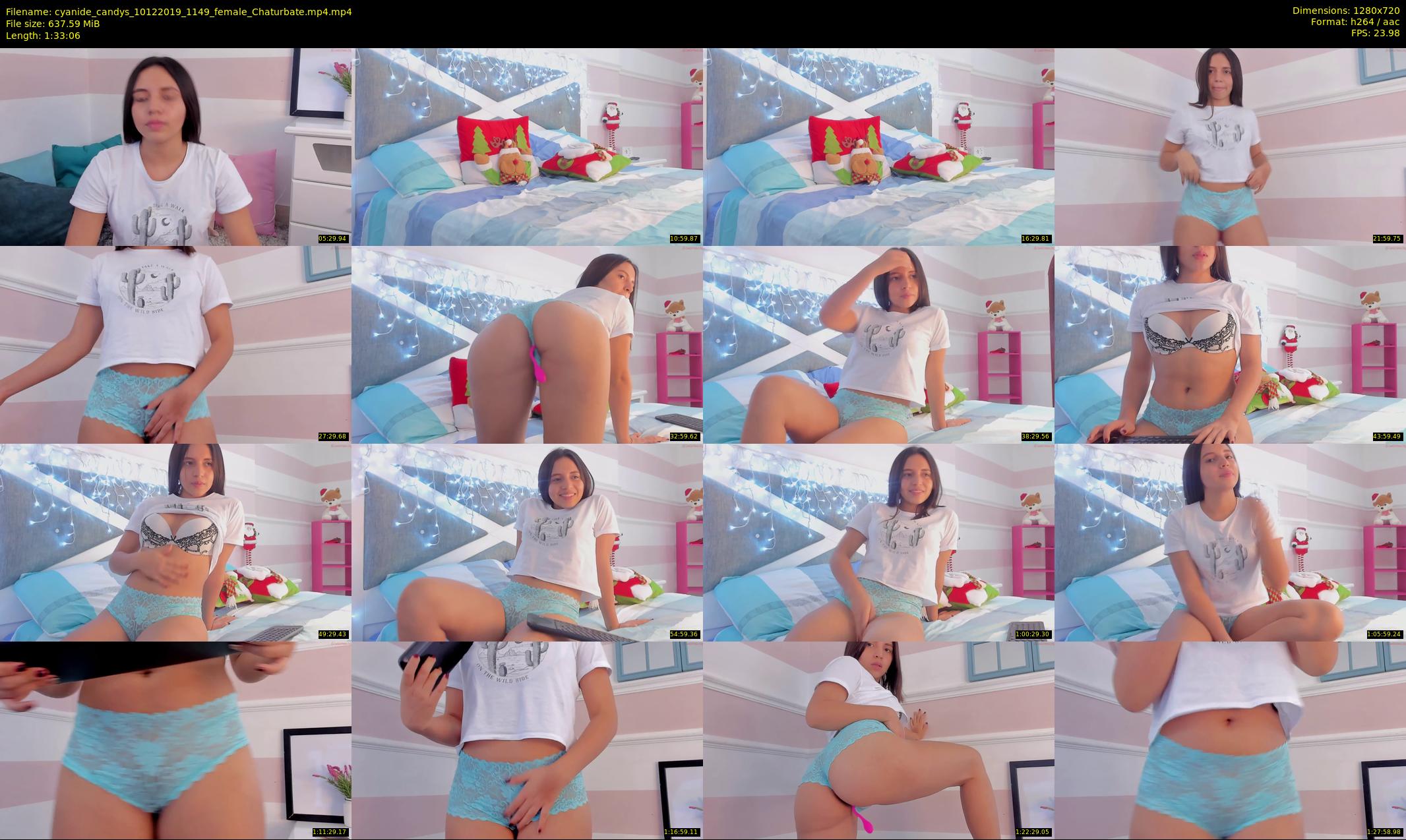 cyanide_candys — 94 minute Chaturbate female cam show recording, 720p, Dec 10, 2019