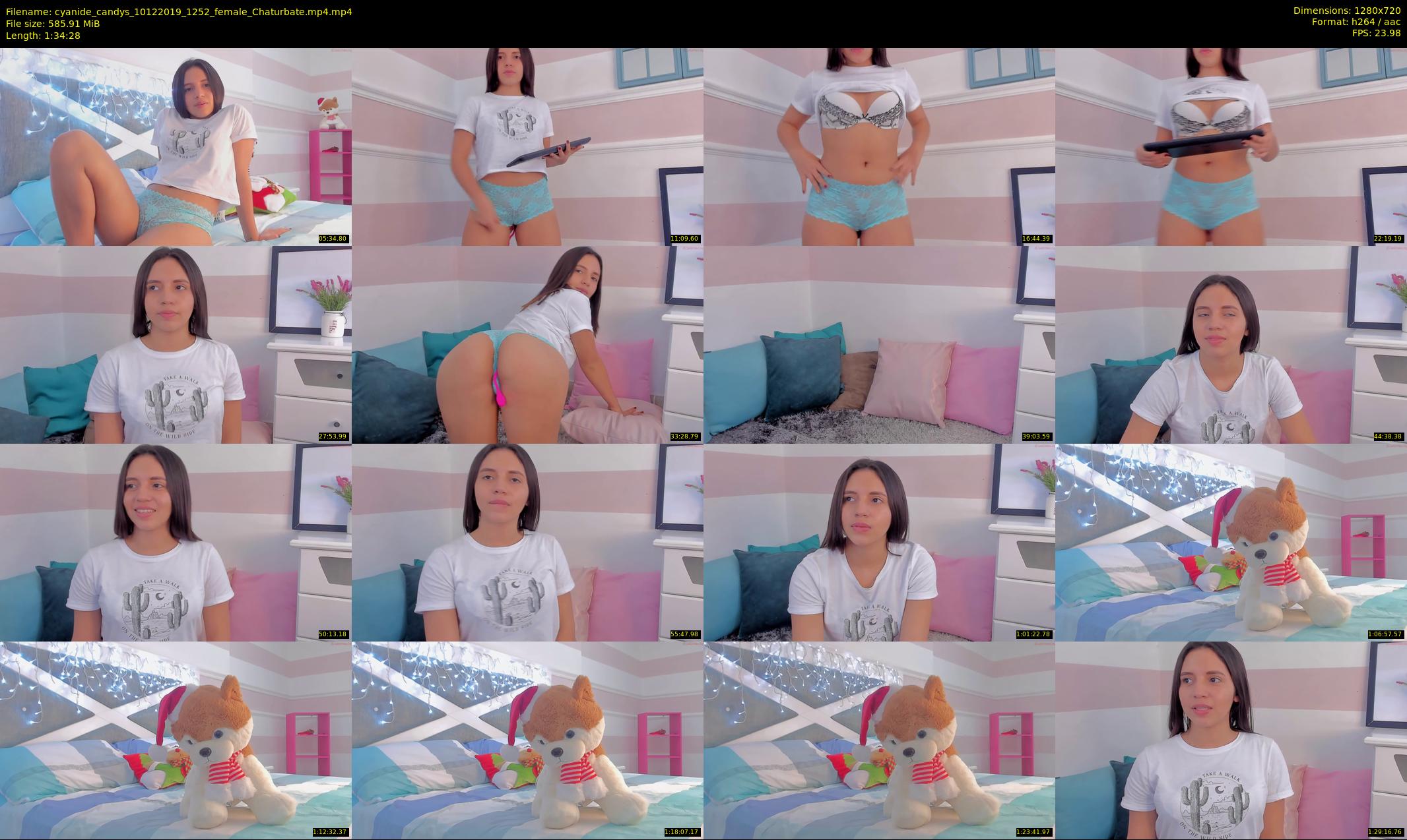 cyanide_candys — 95 minute Chaturbate female cam show recording, 720p, Dec 10, 2019