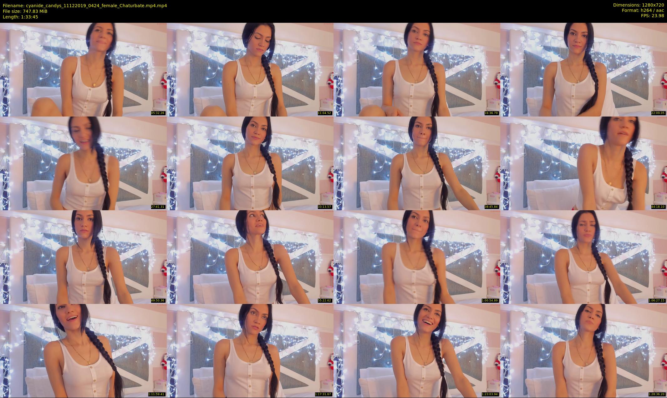 cyanide_candys — 94 minute Chaturbate female cam show recording, 720p, Dec 11, 2019