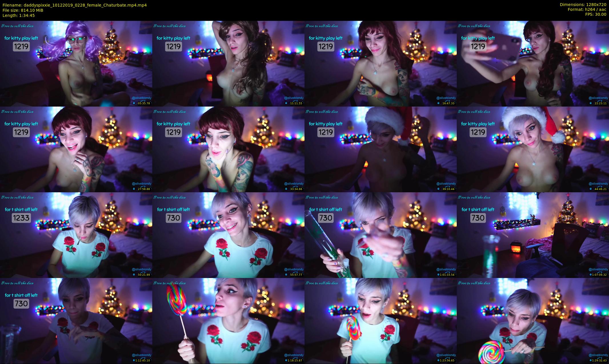 daddyspixxie — 95 minute Chaturbate female cam show recording, 720p, Dec 10, 2019