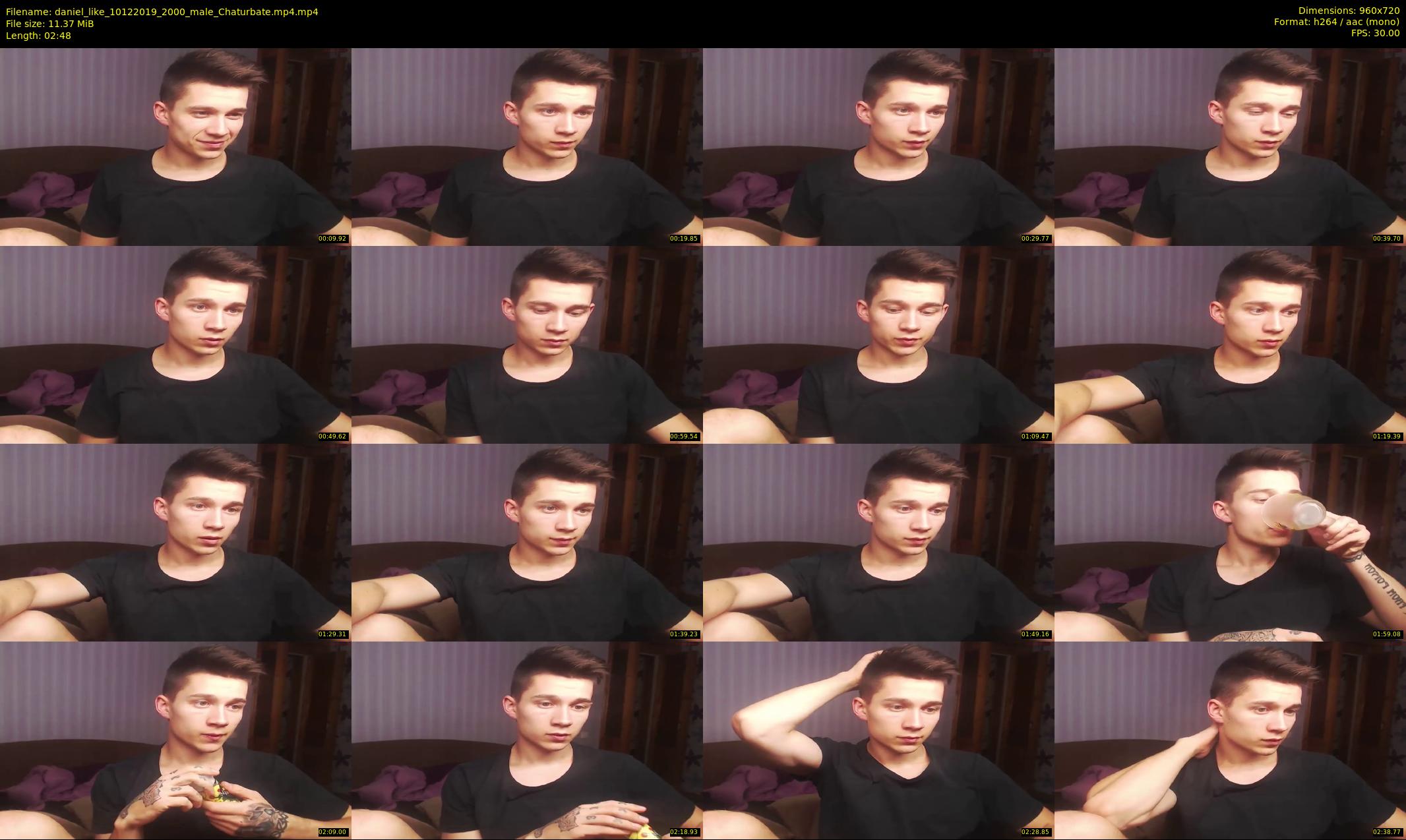 daniel_like — 3 minute Chaturbate male cam show recording, 720p, Dec 10, 2019