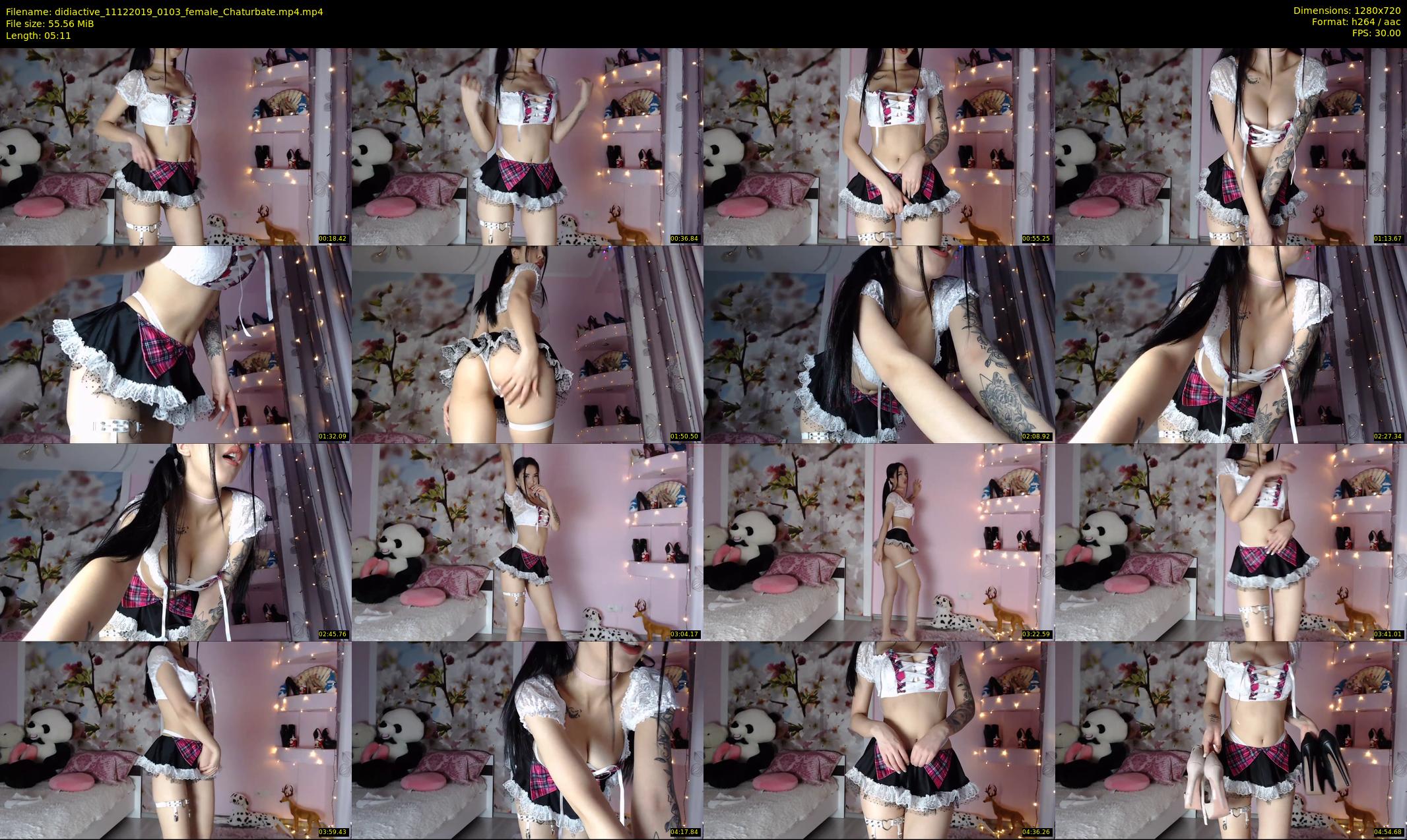 didiactive — 6 minute Chaturbate female cam show recording, 720p, Dec 11, 2019