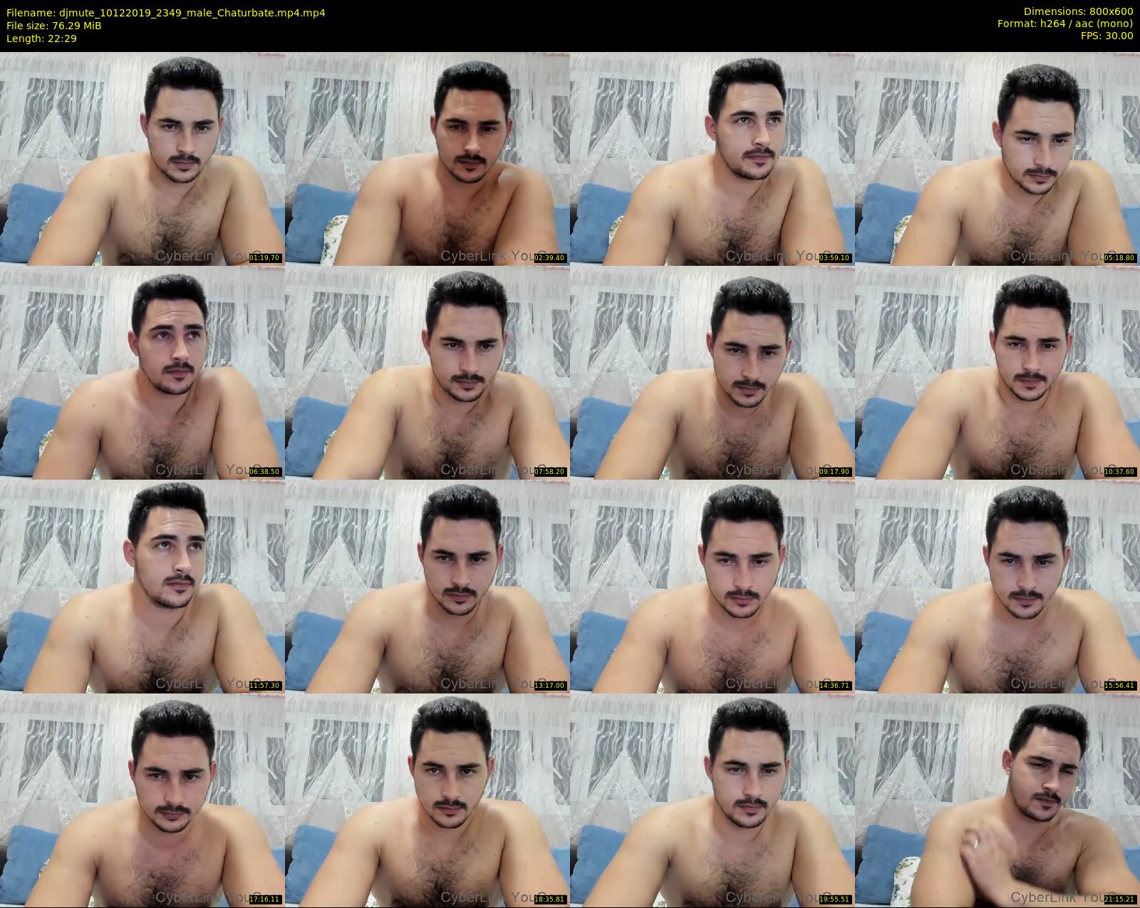 djmute — 23 minute Chaturbate male cam show recording, 480p, Dec 10, 2019