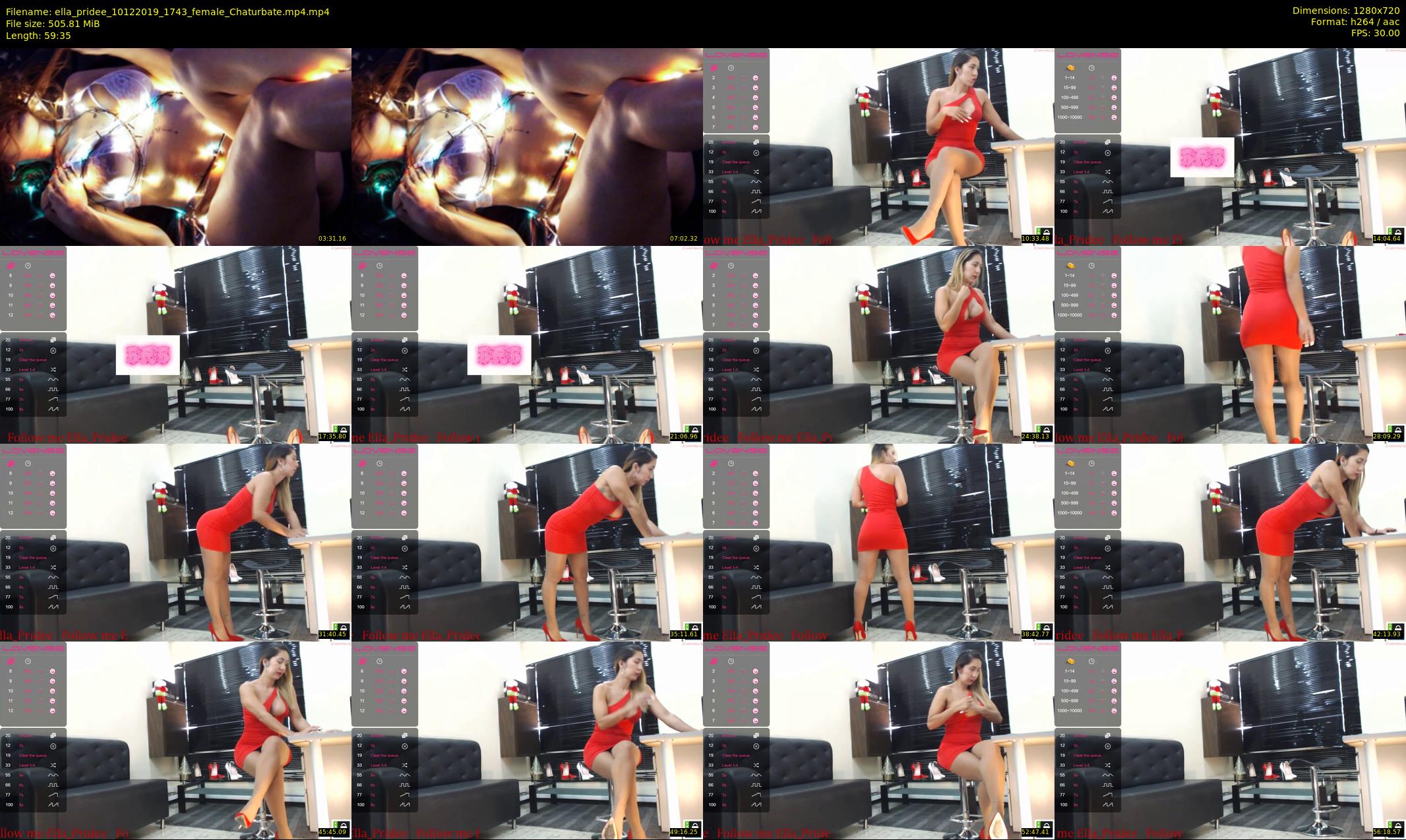 ella_pridee — 60 minute Chaturbate female cam show recording, 720p, Dec 10, 2019