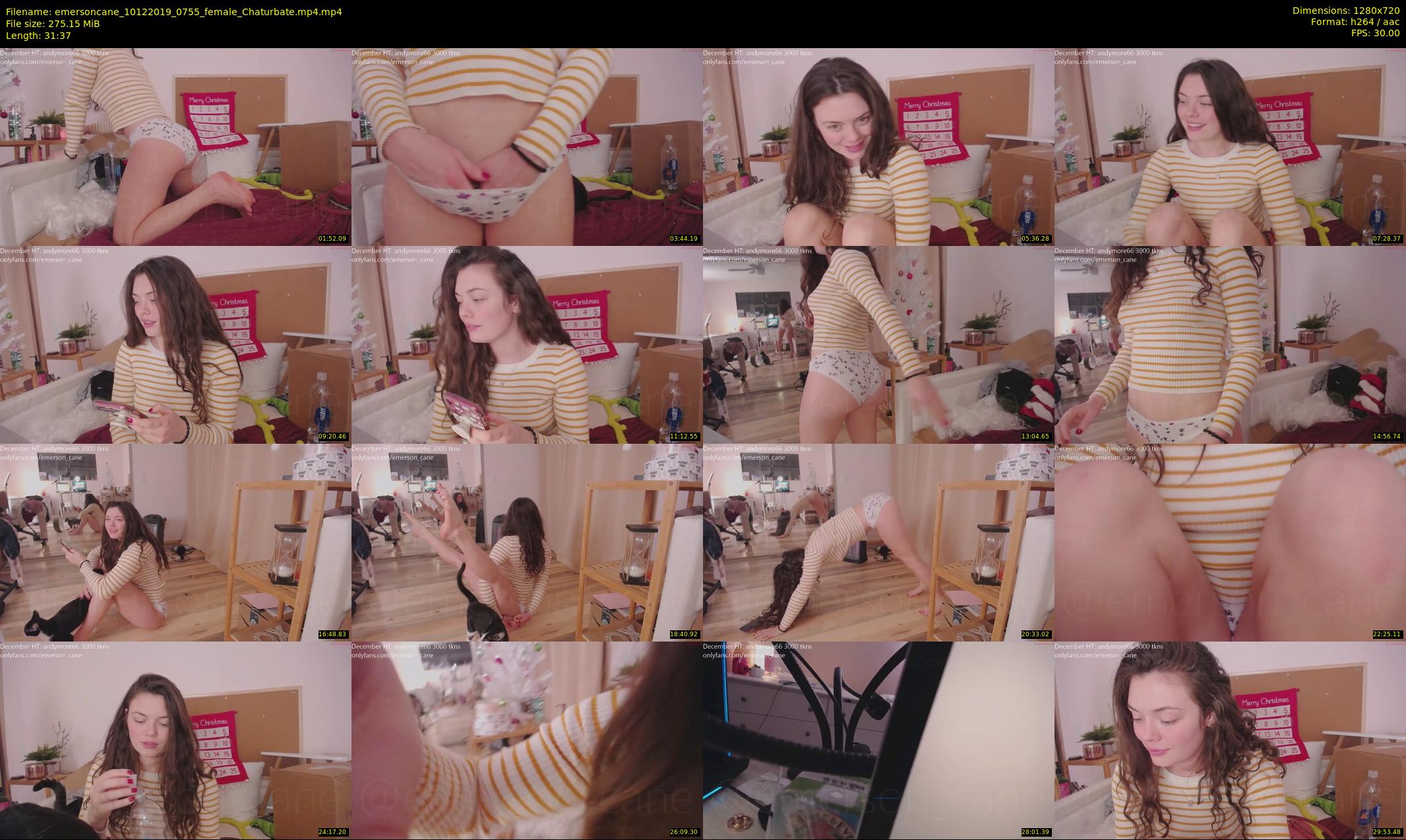 emersoncane — 32 minute Chaturbate female cam show recording, 720p, Dec 10, 2019