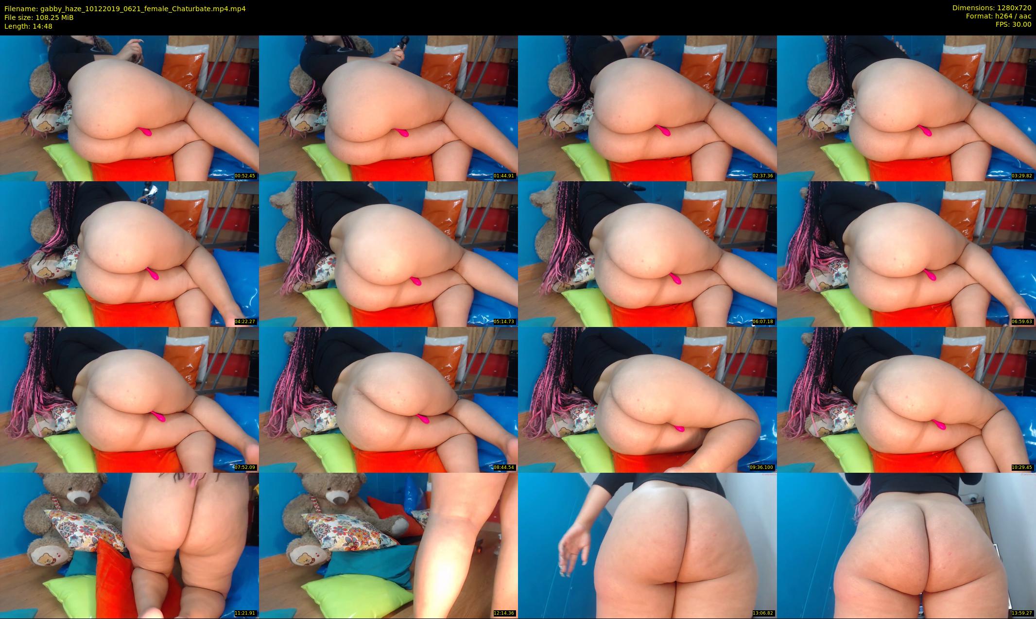 gabby_haze — 15 minute Chaturbate female cam show recording, 720p, Dec 10, 2019