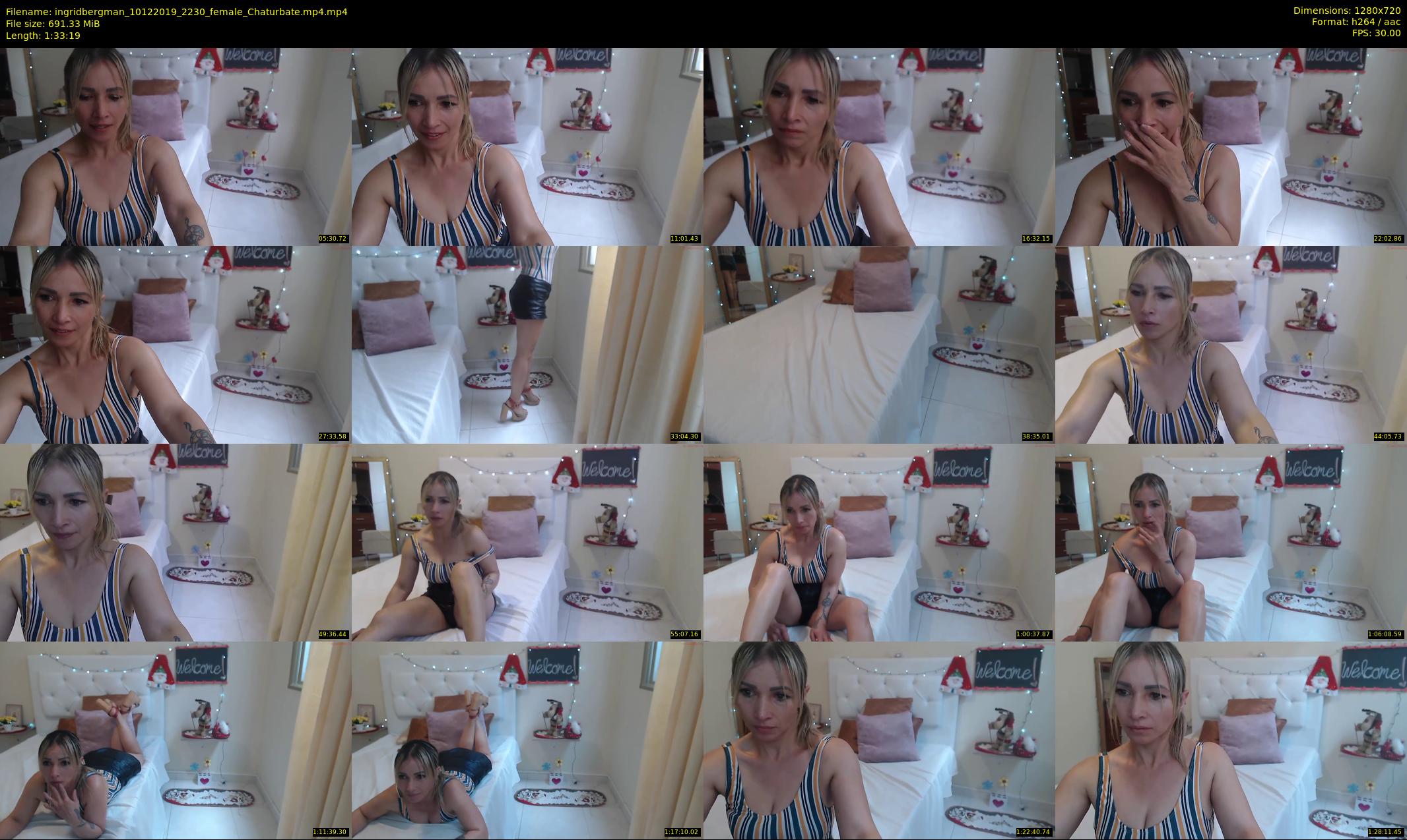 ingridbergman — 94 minute Chaturbate female cam show recording, 720p, Dec 10, 2019