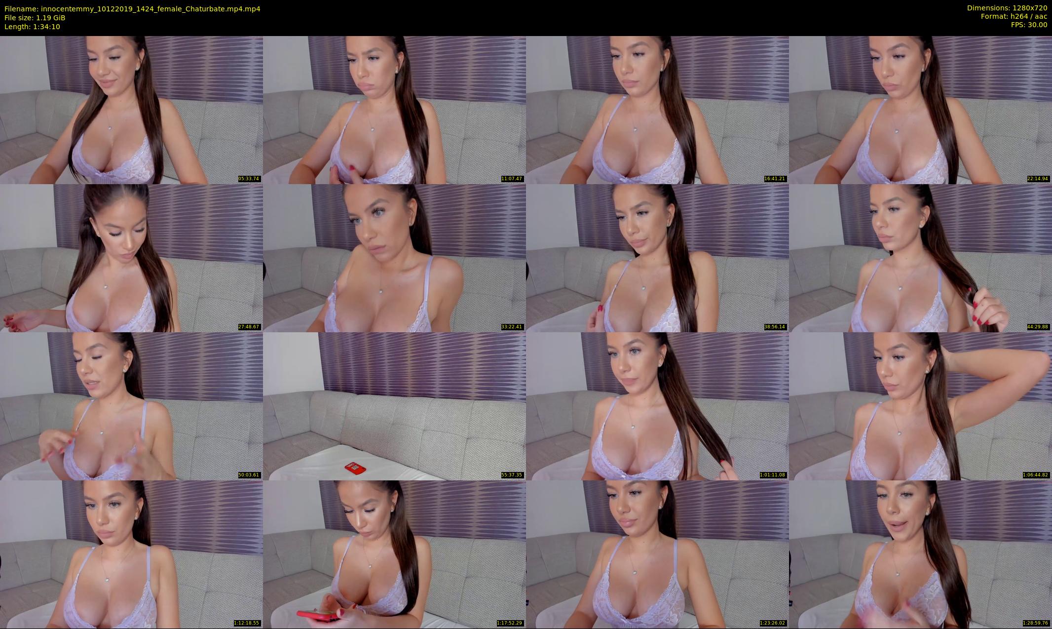 innocentemmy — 95 minute Chaturbate female cam show recording, 720p, Dec 10, 2019