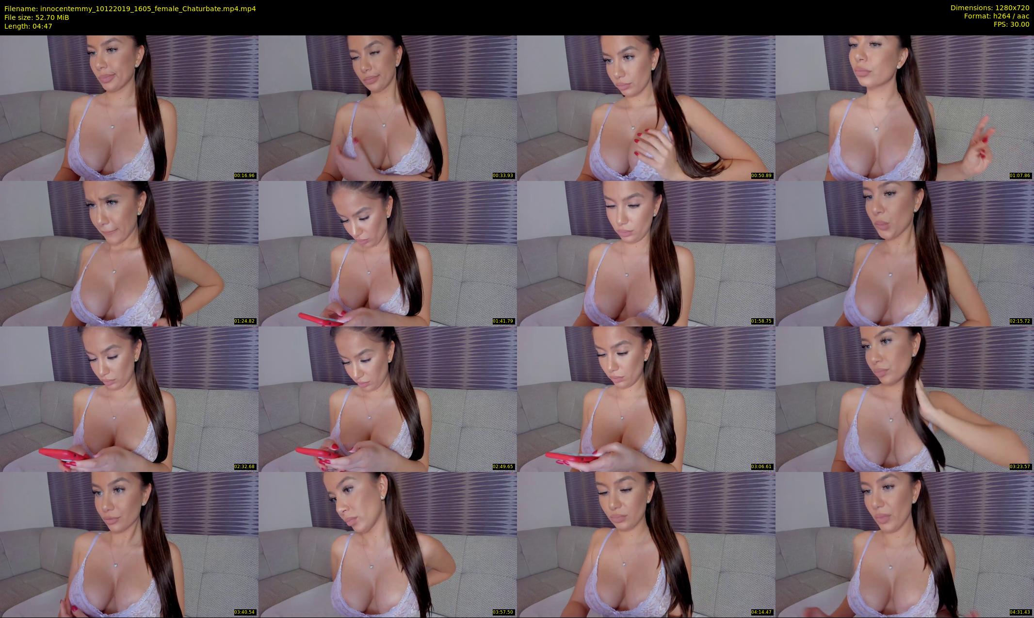 innocentemmy — 5 minute Chaturbate female cam show recording, 720p, Dec 10, 2019