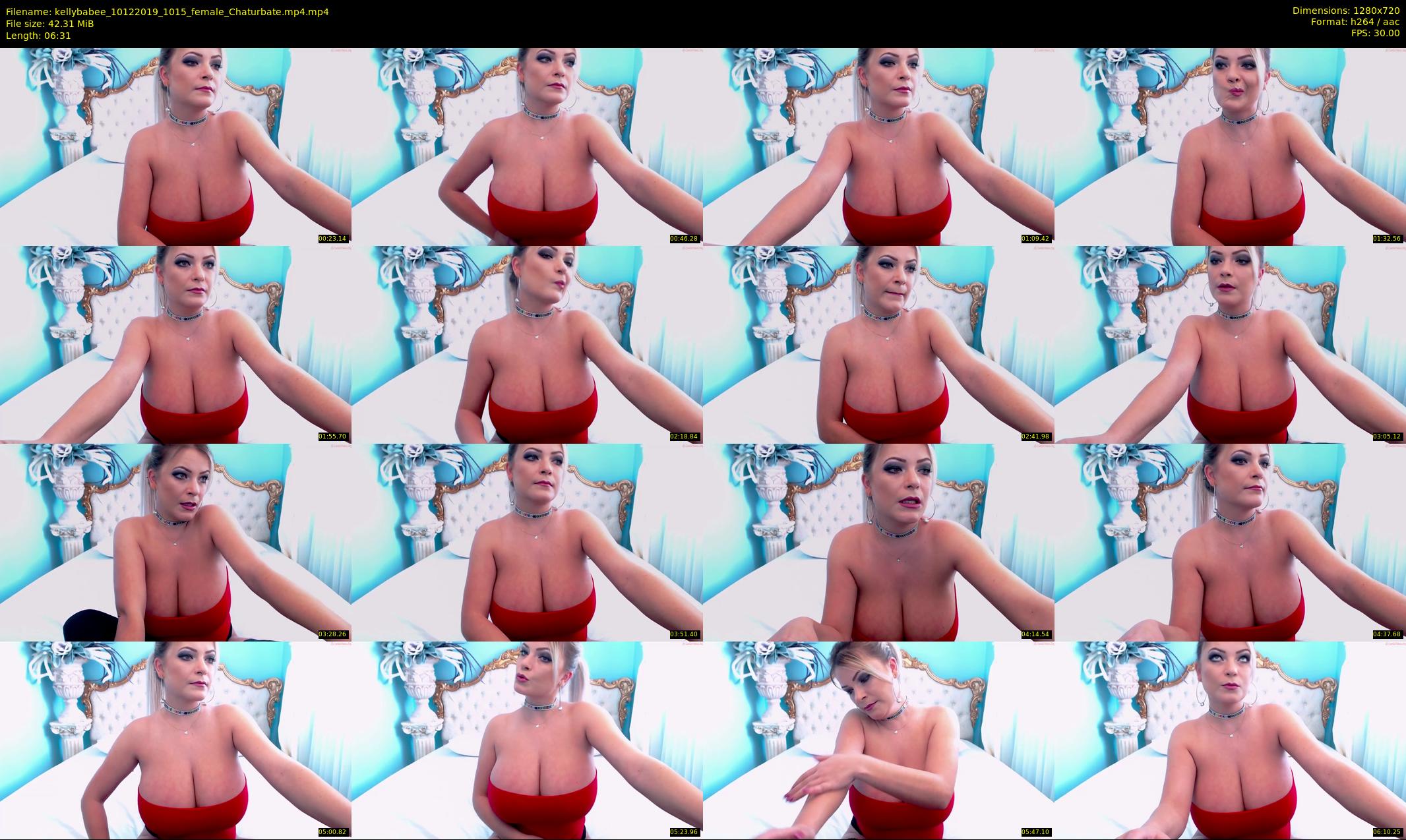 kellybabee — 7 minute Chaturbate female cam show recording, 720p, Dec 10, 2019