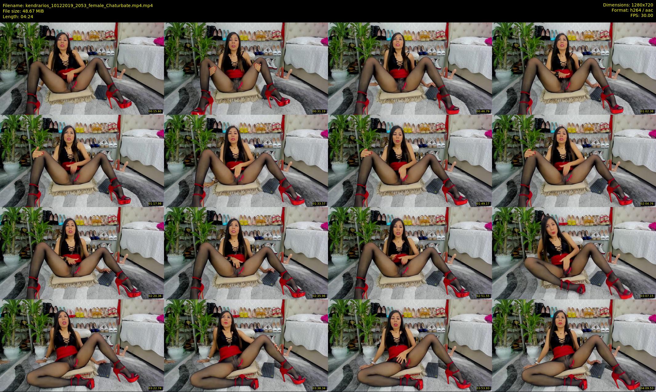 kendrarios — 5 minute Chaturbate female cam show recording, 720p, Dec 10, 2019