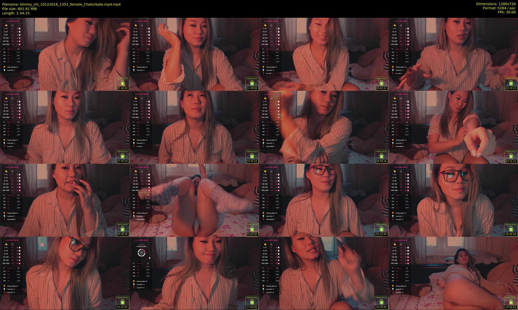 kimmy_chi — 95 minute Chaturbate female cam show recording, 720p, Dec 10, 2019