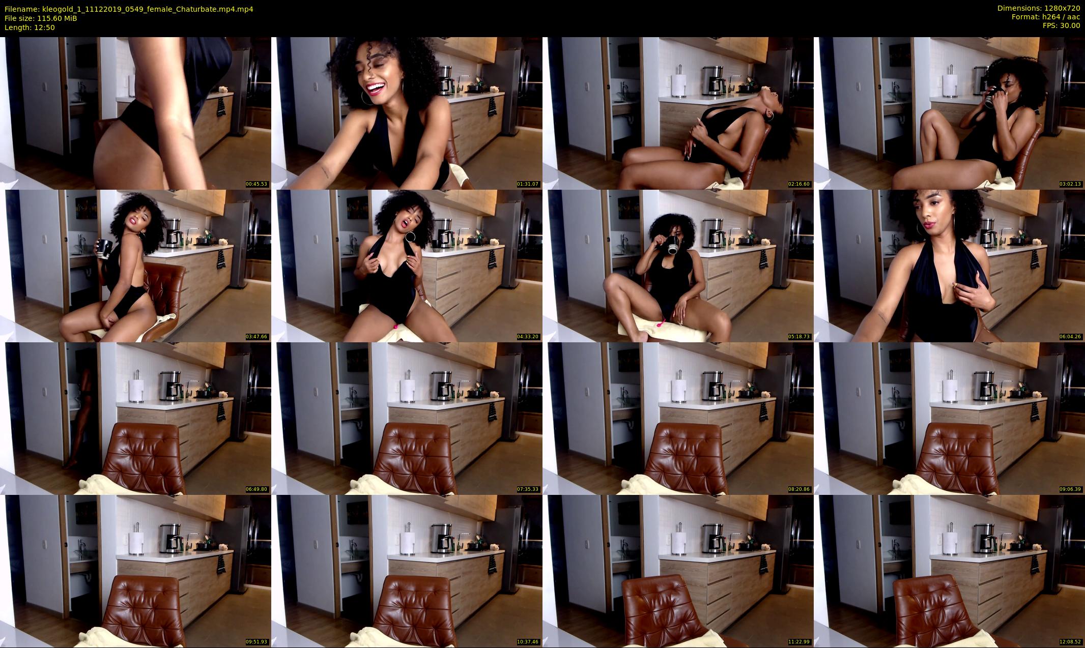 kleogold_1 — 13 minute Chaturbate female cam show recording, 720p, Dec 11, 2019