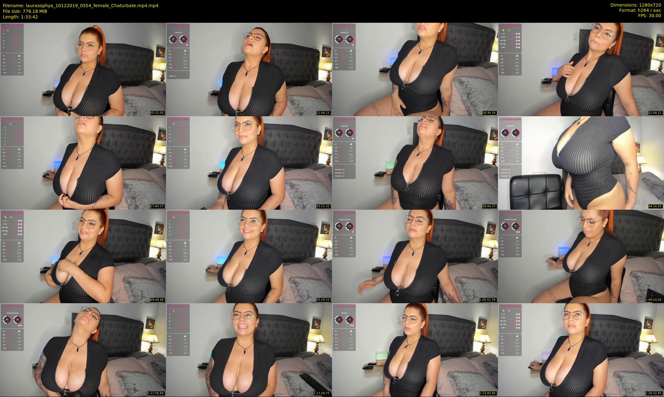 laurasophya — 94 minute Chaturbate female cam show recording, 720p, Dec 10, 2019