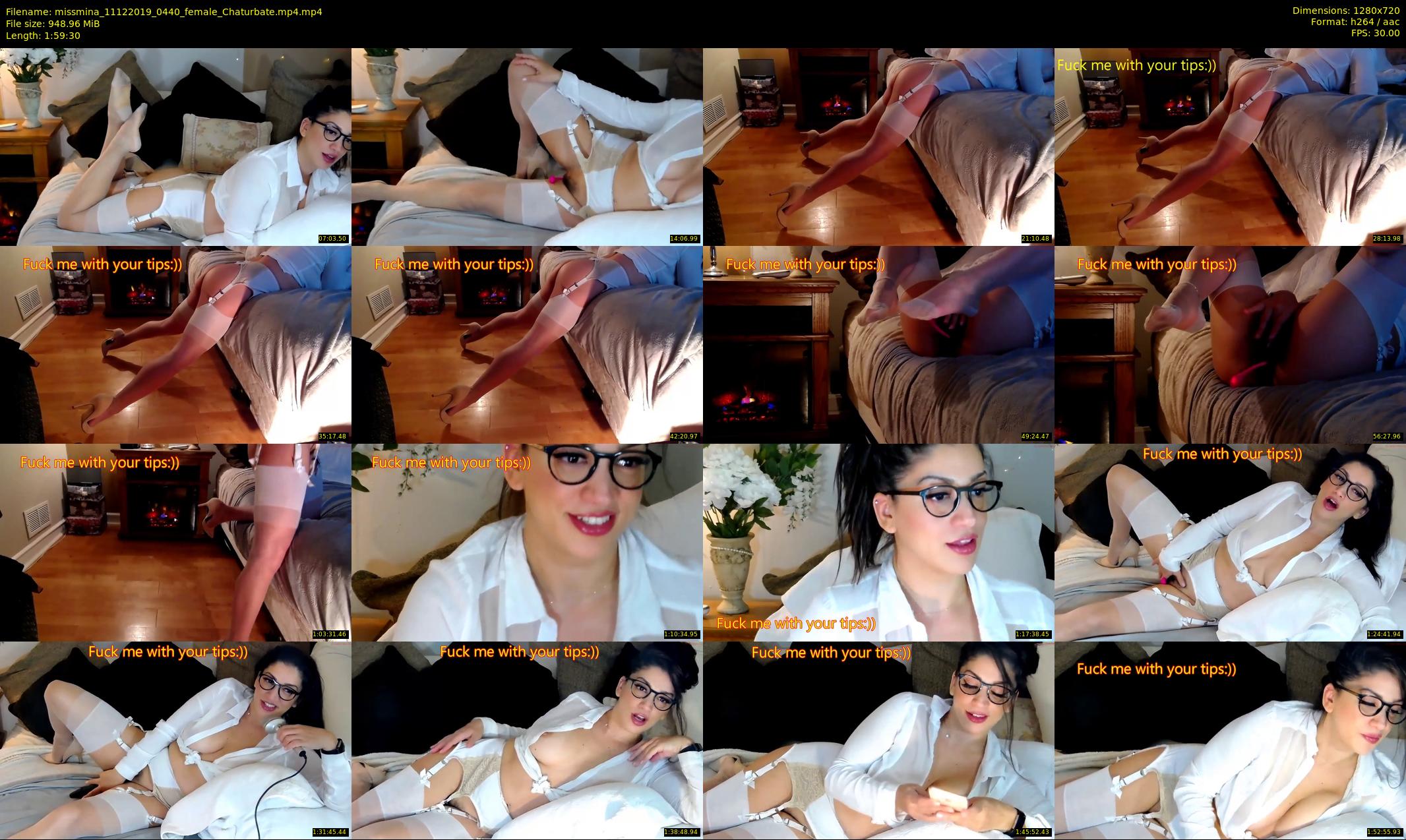 missmina — 120 minute Chaturbate female cam show recording, 720p, Dec 11, 2019