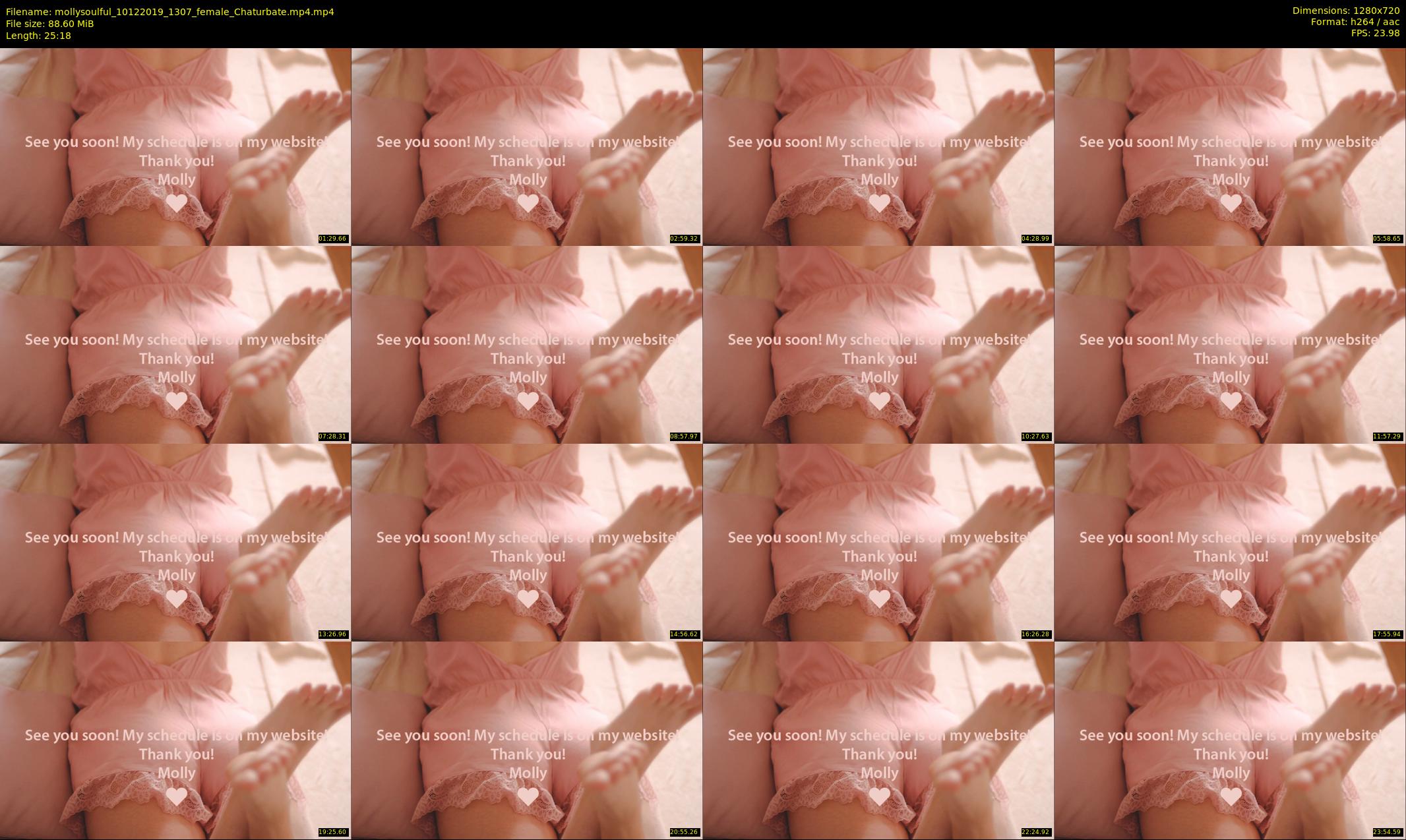 mollysoulful — 26 minute Chaturbate female cam show recording, 720p, Dec 10, 2019