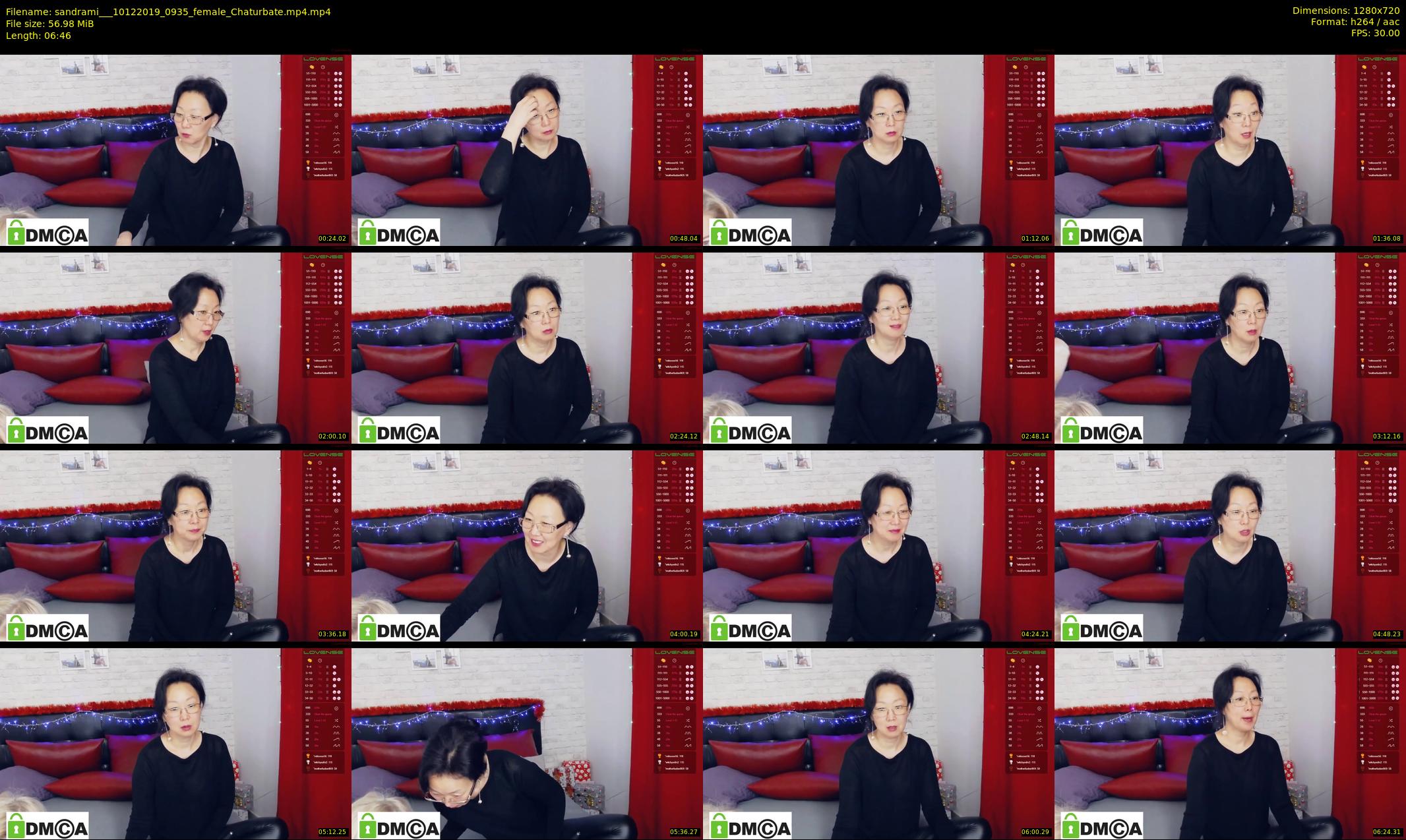 sandrami__ — 7 minute Chaturbate female cam show recording, 720p, Dec 10, 2019