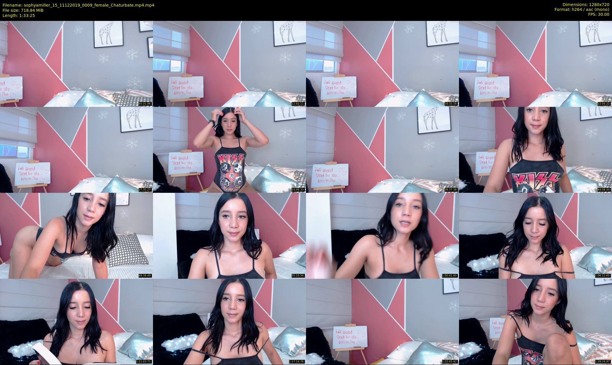 sophyamiller_15 — 94 minute Chaturbate female cam show recording, 720p, Dec 11, 2019