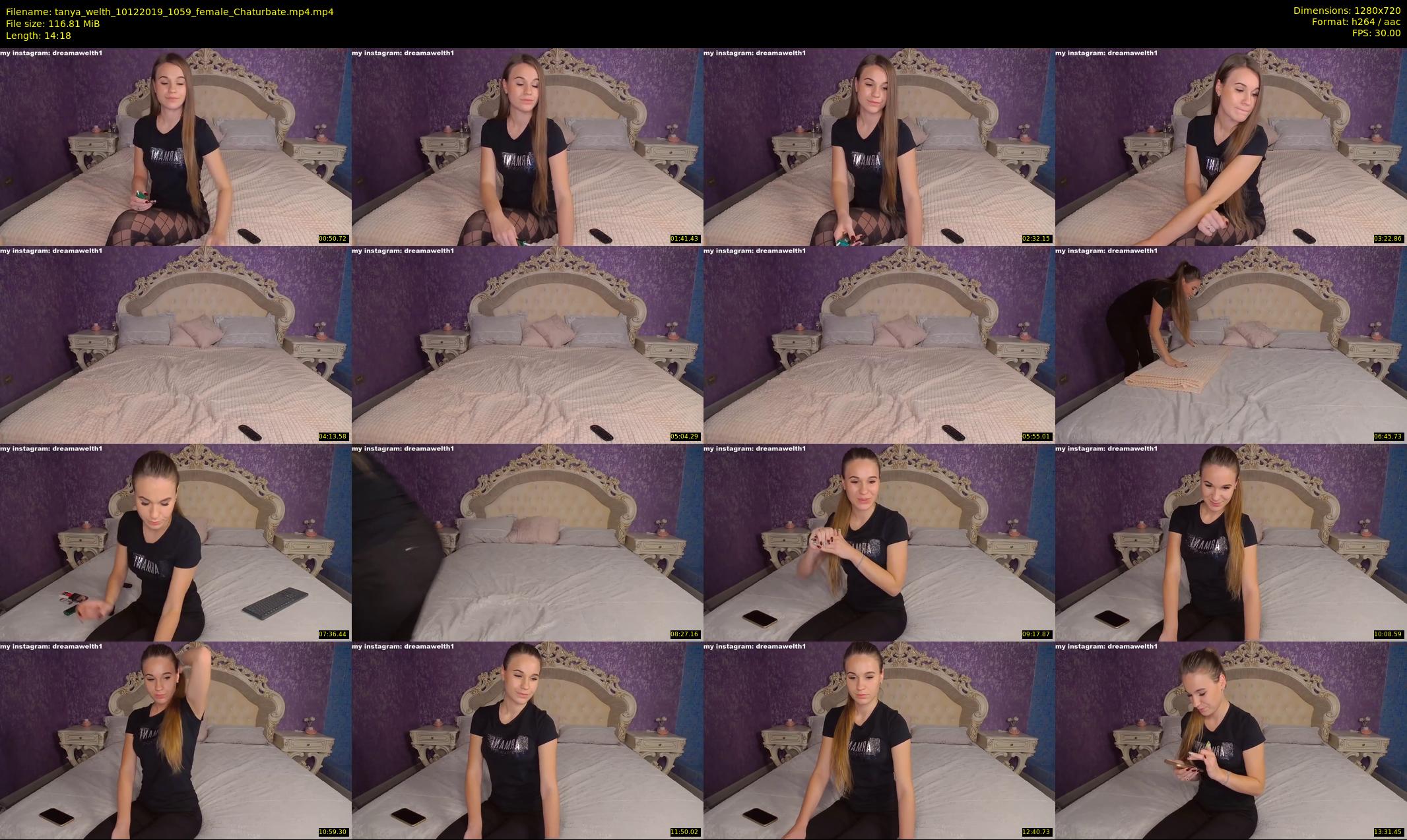 tanya_welth — 15 minute Chaturbate female cam show recording, 720p, Dec 10, 2019
