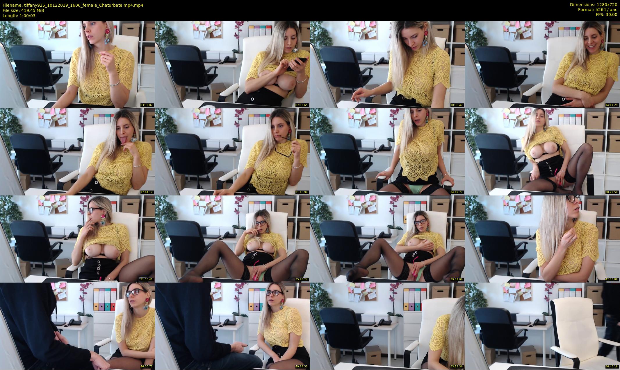 tiffany925 — 61 minute Chaturbate female cam show recording, 720p, Dec 10, 2019