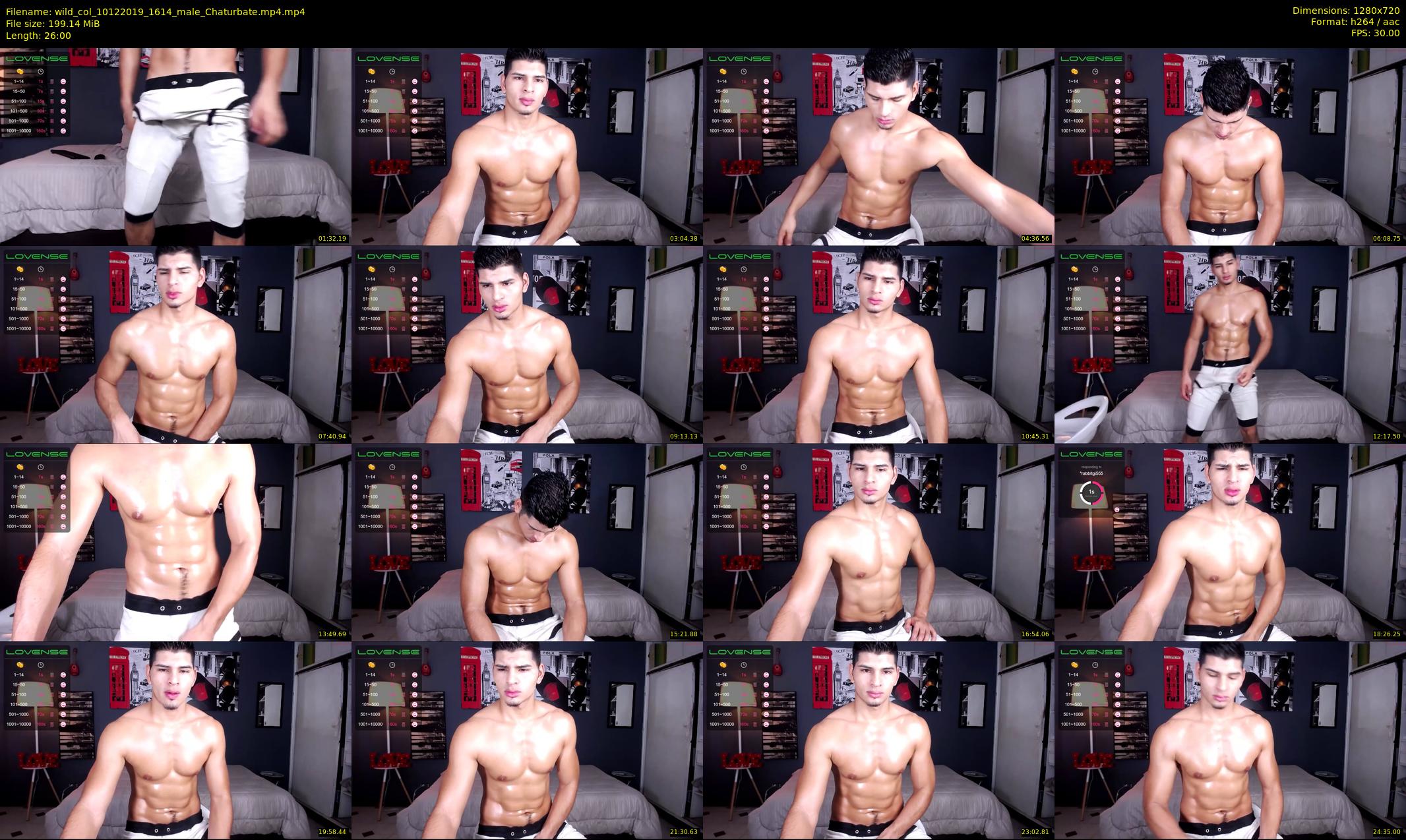 wild_col — 26 minute Chaturbate male cam show recording, 720p, Dec 10, 2019