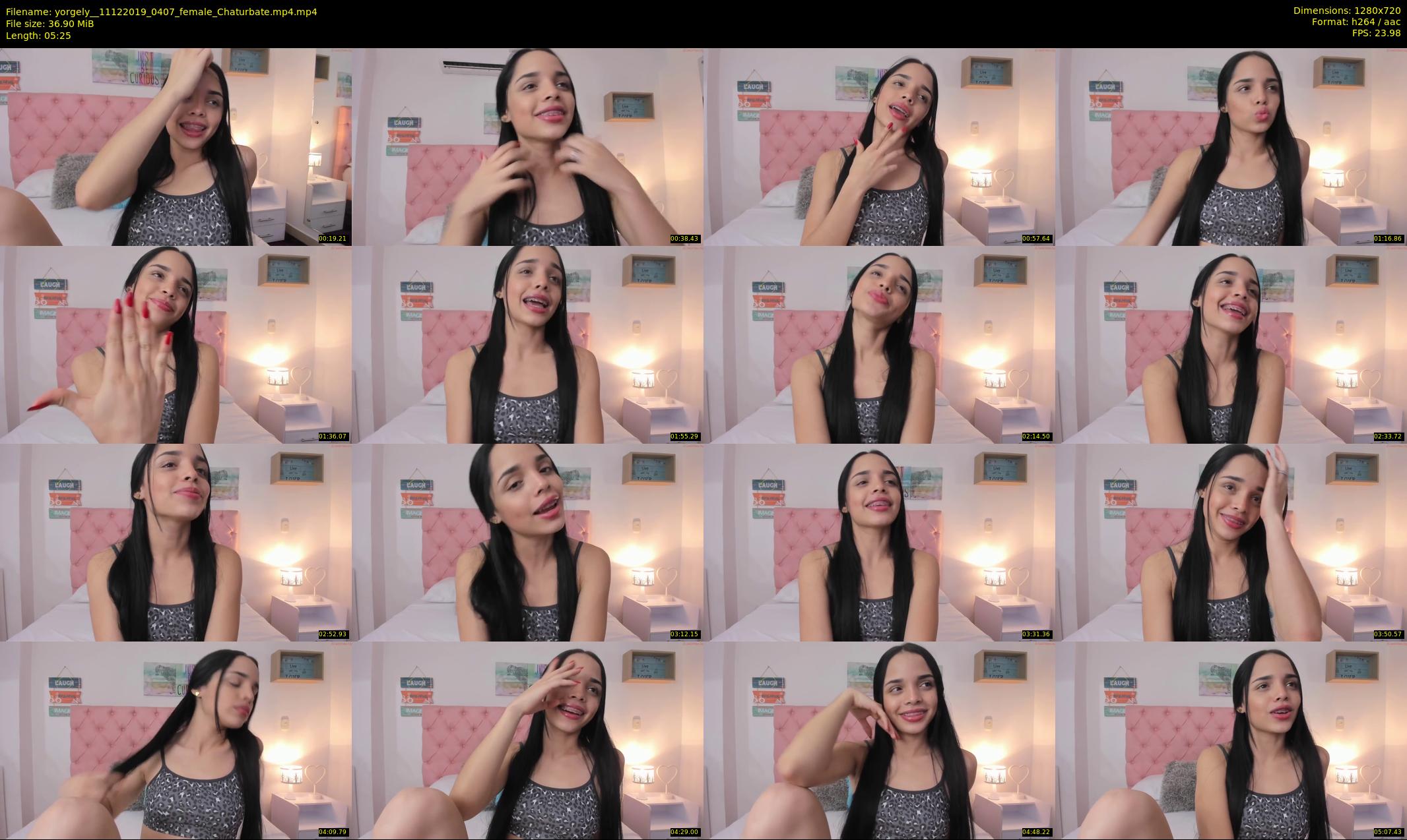 yorgely_ — 6 minute Chaturbate female cam show recording, 720p, Dec 11, 2019