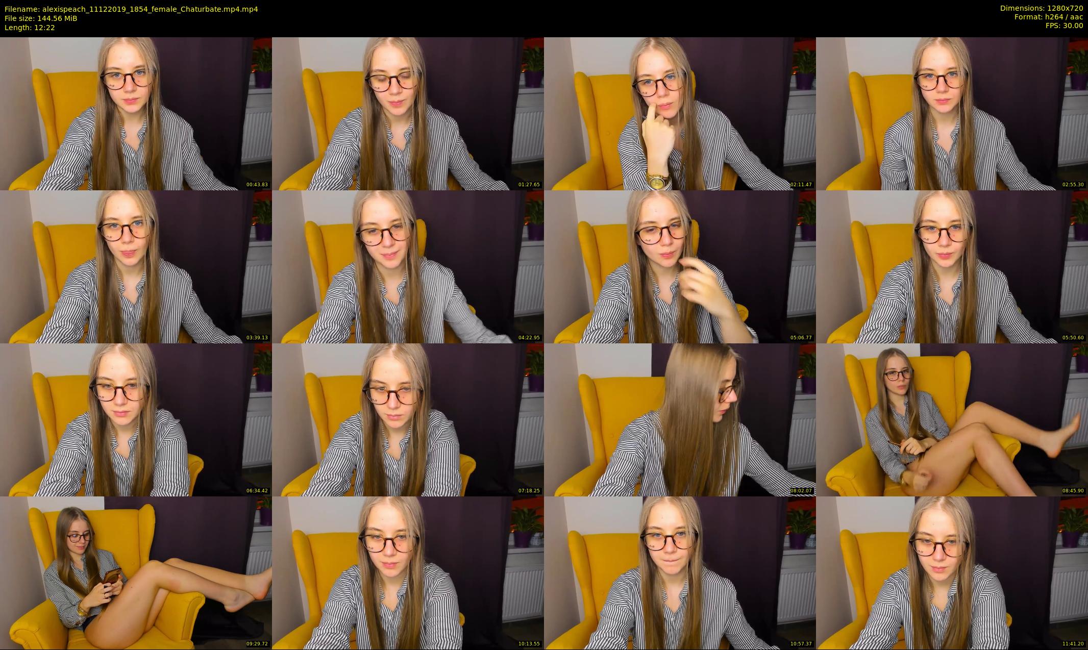 alexispeach — 13 minute Chaturbate female cam show recording, 720p, Dec 11, 2019