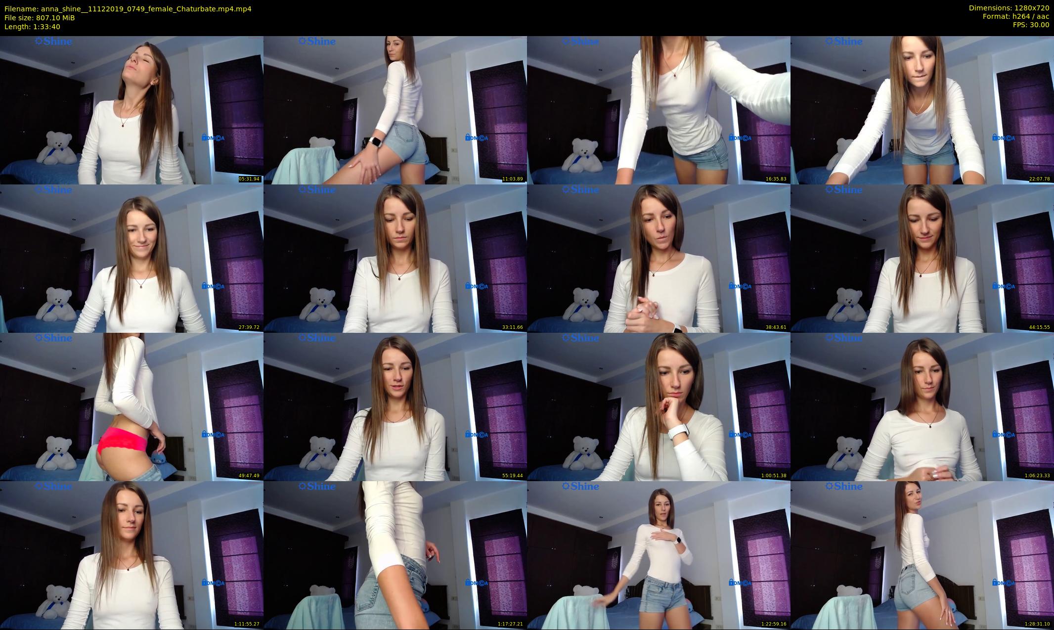 anna_shine_ — 94 minute Chaturbate female cam show recording, 720p, Dec 11, 2019