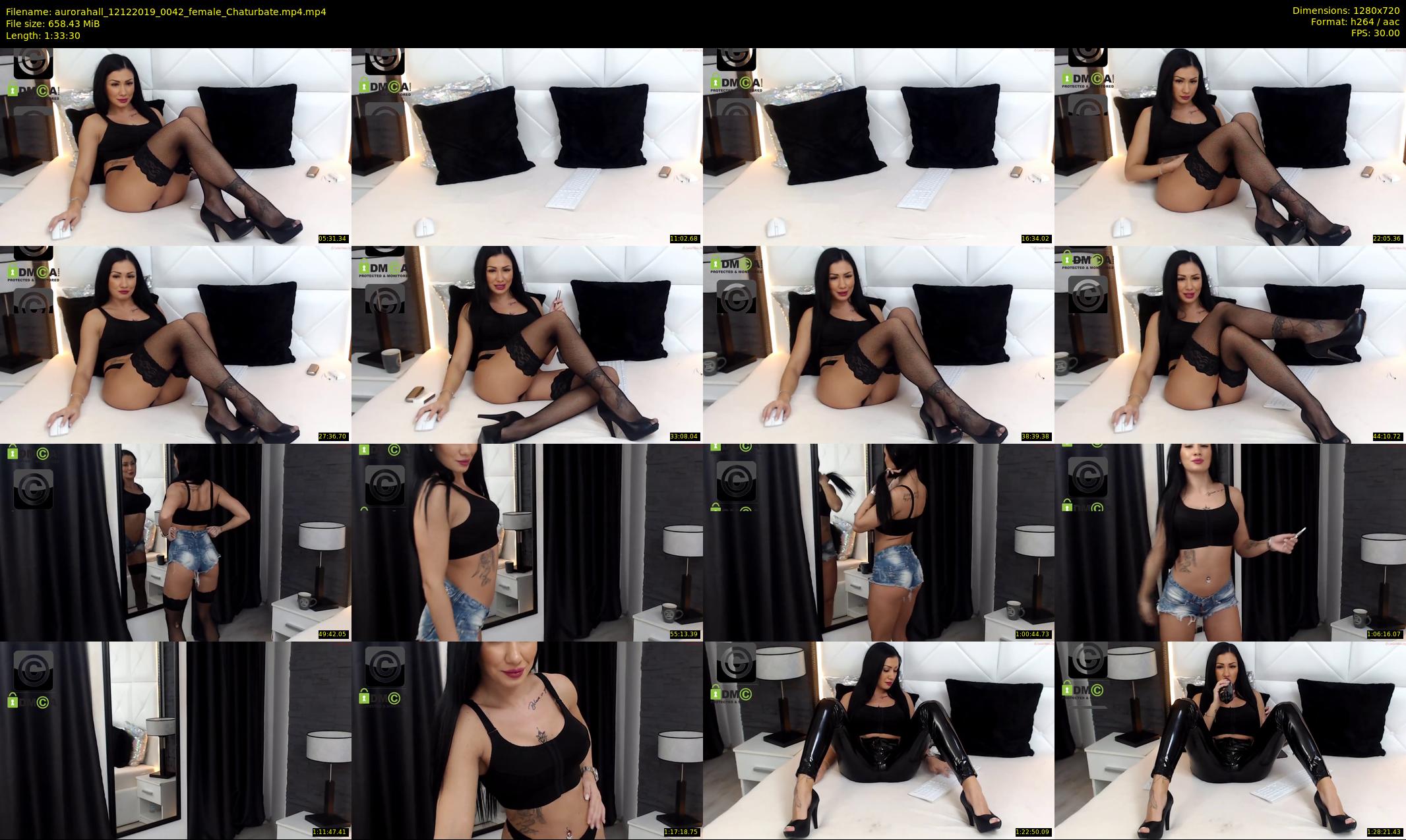 aurorahall — 94 minute Chaturbate female cam show recording, 720p, Dec 12, 2019