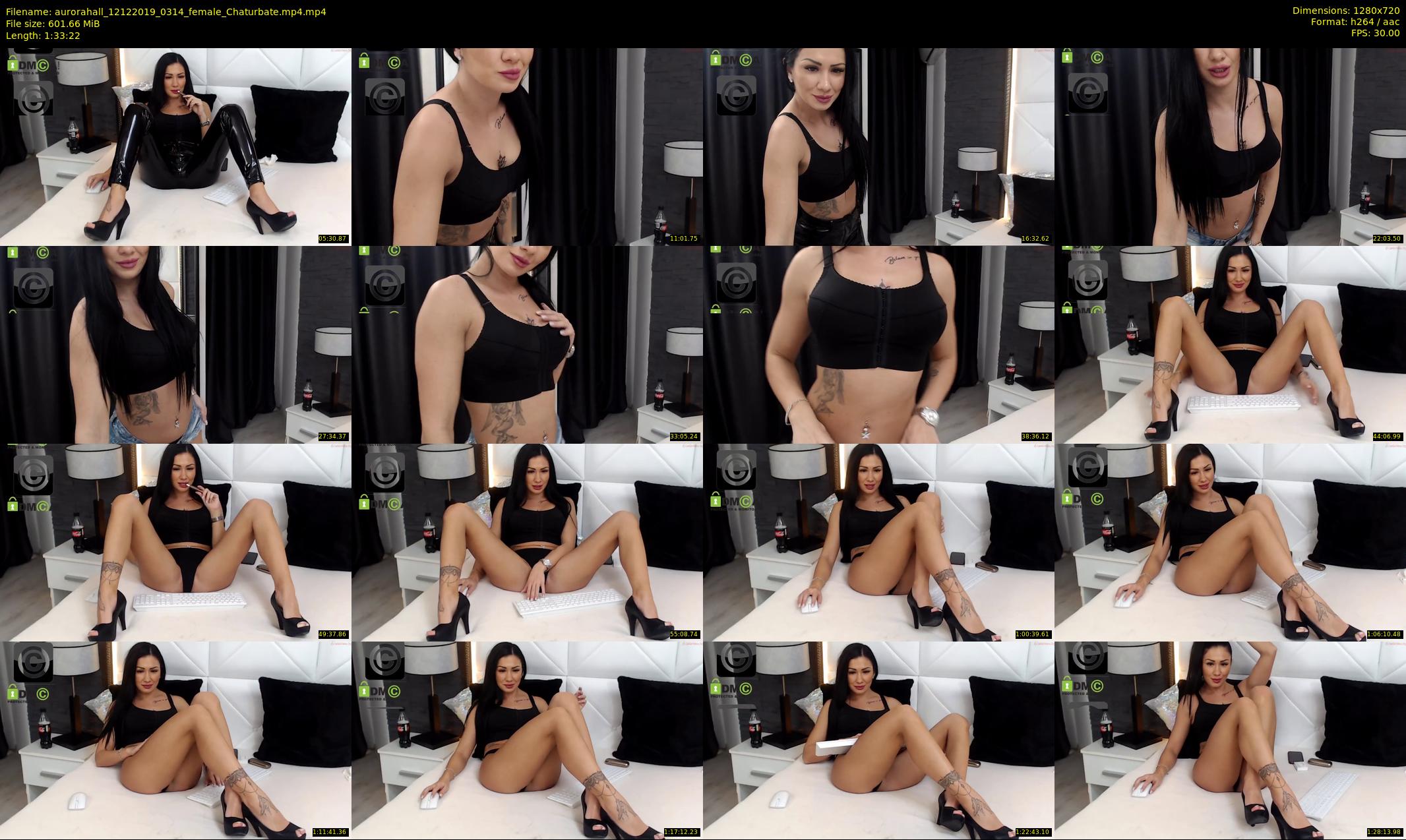 aurorahall — 94 minute Chaturbate female cam show recording, 720p, Dec 12, 2019