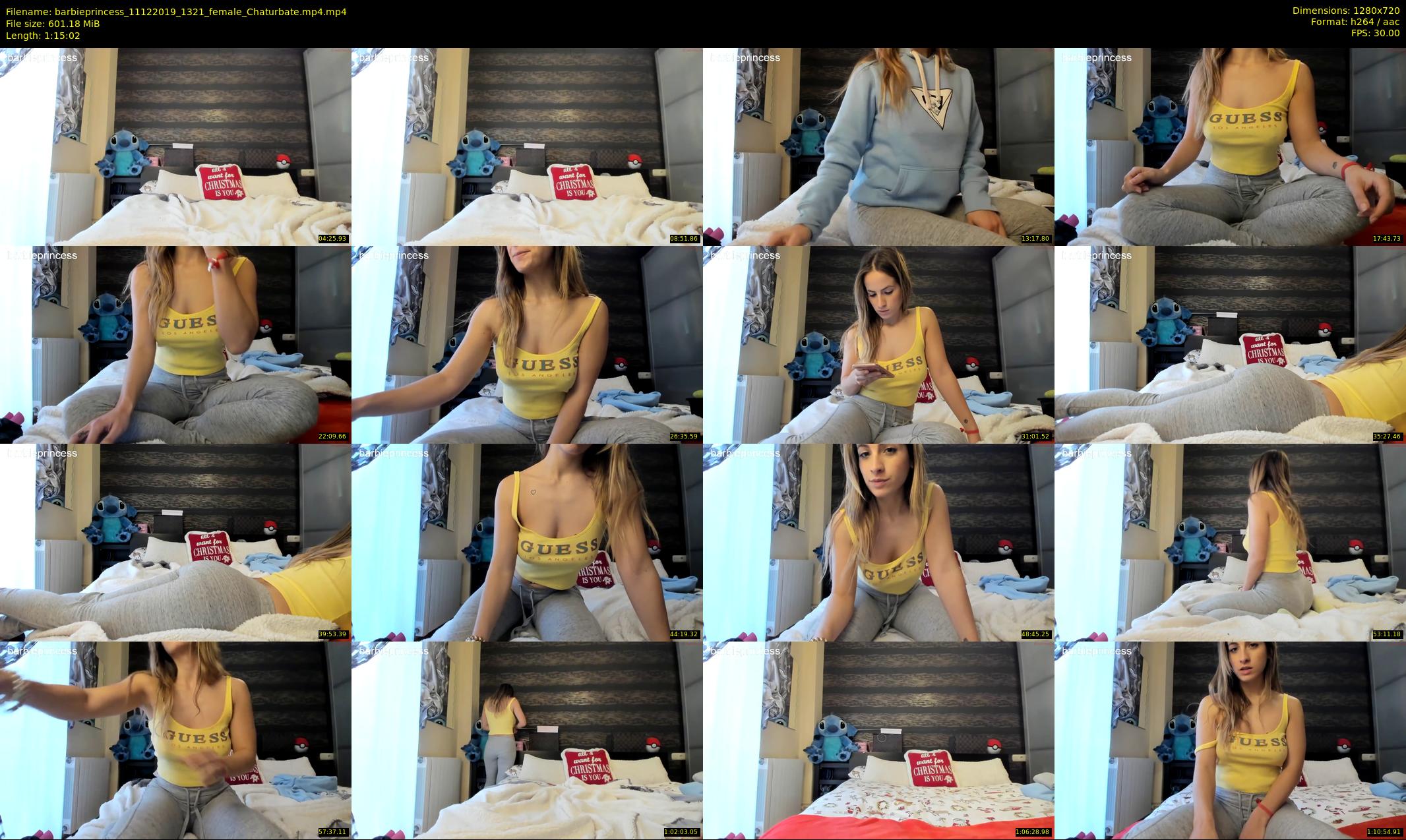 barbieprincess — 76 minute Chaturbate female cam show recording, 720p, Dec 11, 2019