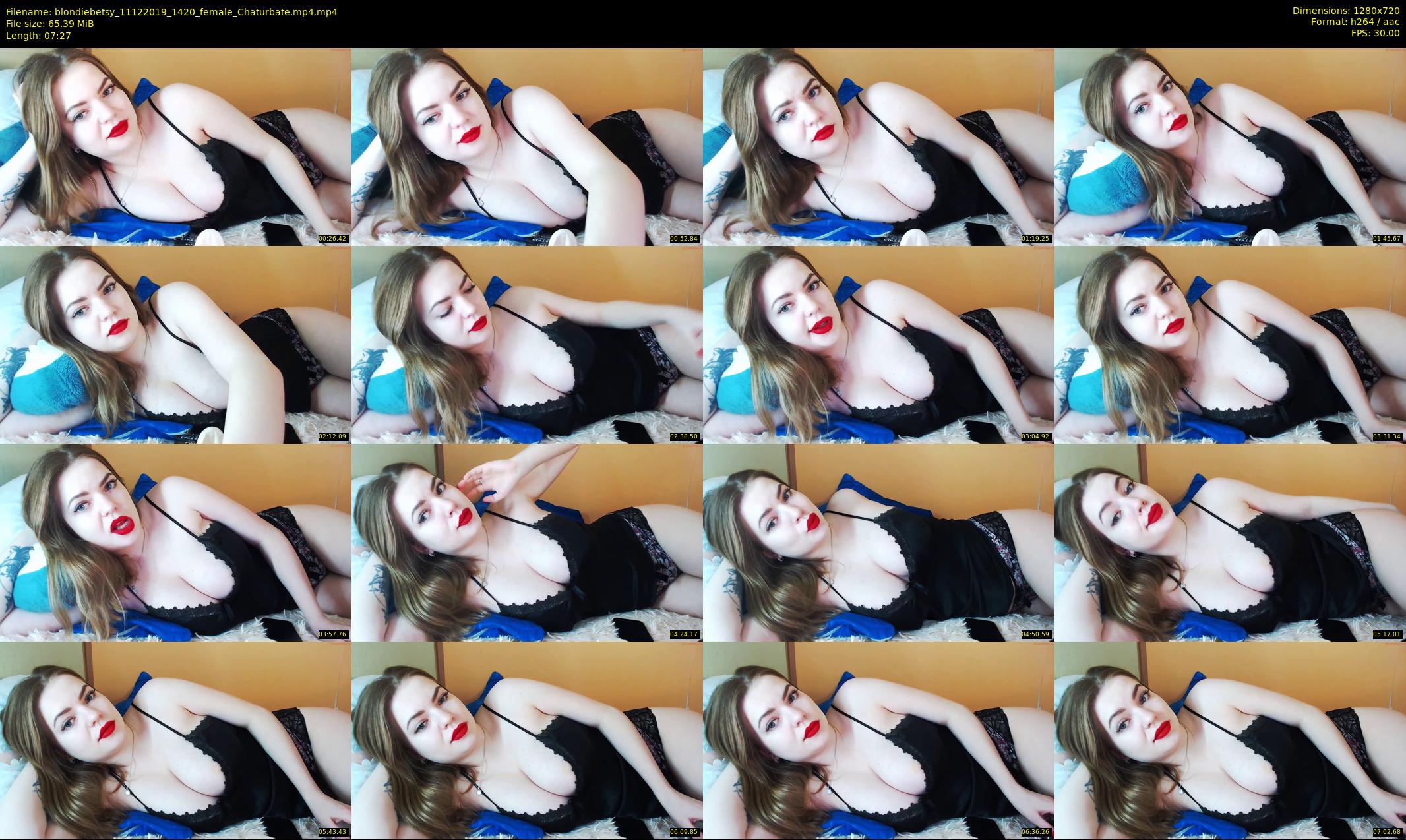blondiebetsy — 8 minute Chaturbate female cam show recording, 720p, Dec 11, 2019