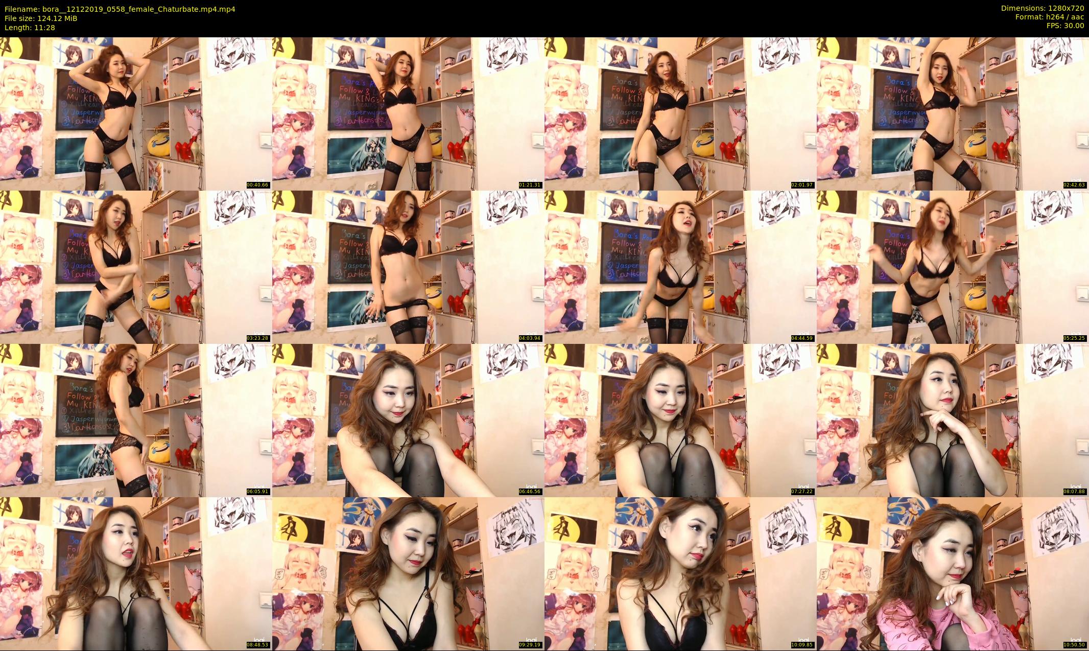 bora_ — 12 minute Chaturbate female cam show recording, 720p, Dec 12, 2019