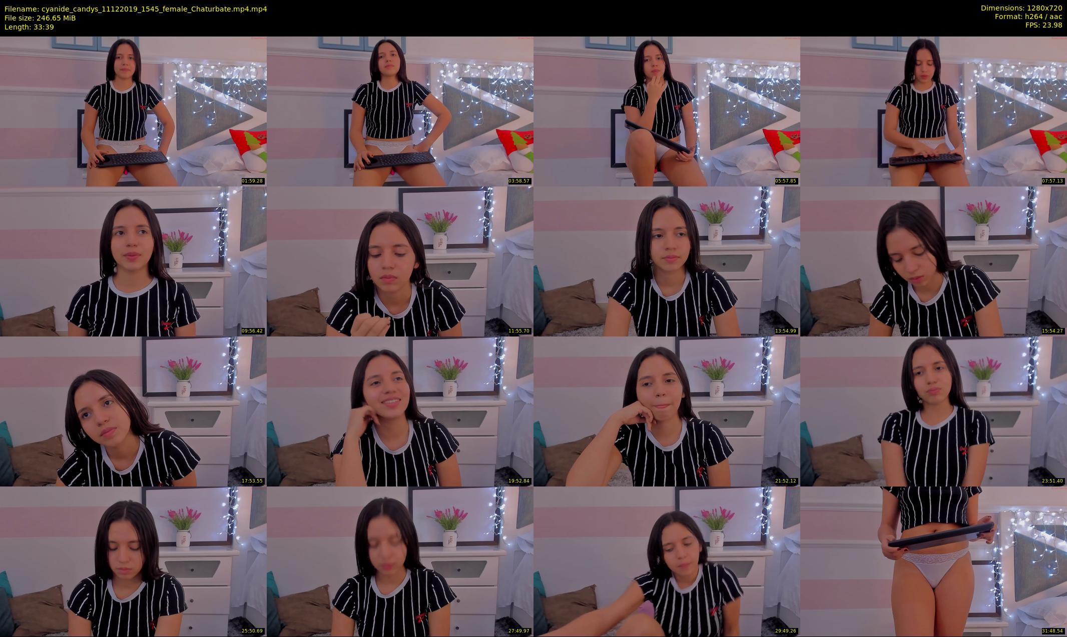 cyanide_candys — 34 minute Chaturbate female cam show recording, 720p, Dec 11, 2019