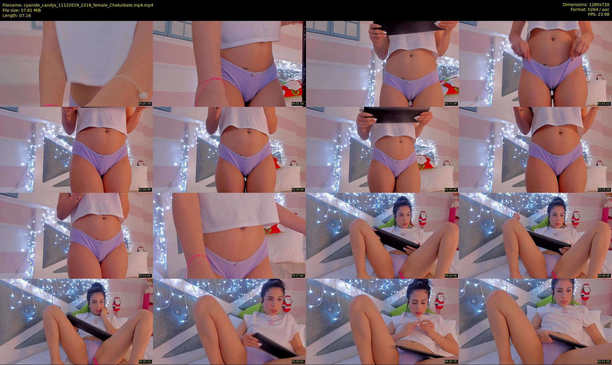 cyanide_candys — 8 minute Chaturbate female cam show recording, 720p, Dec 11, 2019