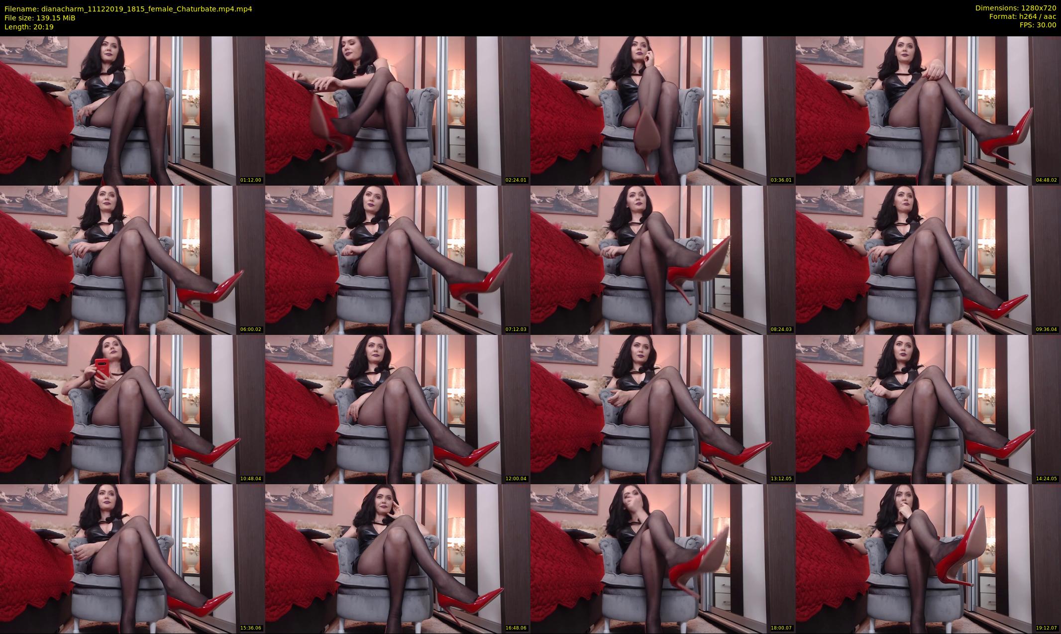 dianacharm — 21 minute Chaturbate female cam show recording, 720p, Dec 11, 2019
