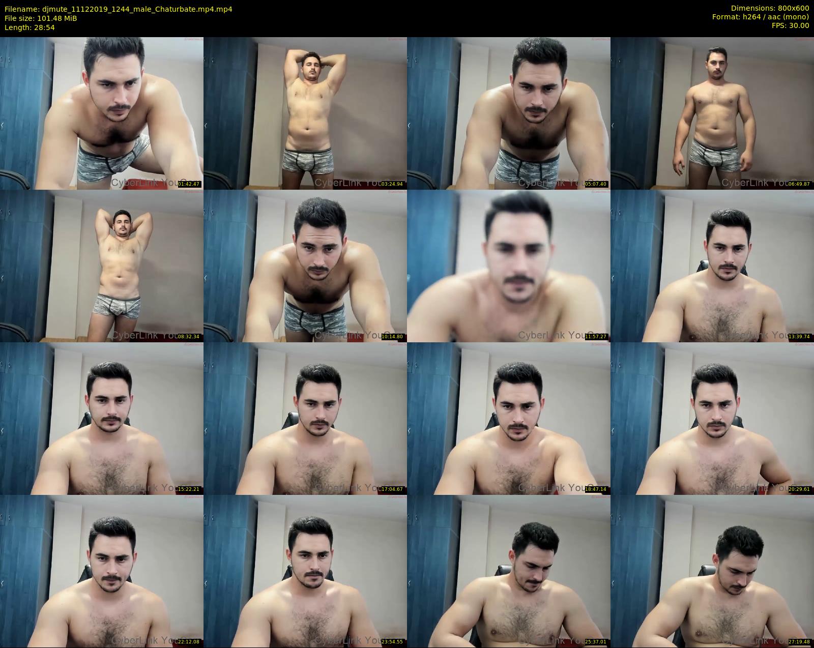 djmute — 29 minute Chaturbate male cam show recording, 480p, Dec 11, 2019