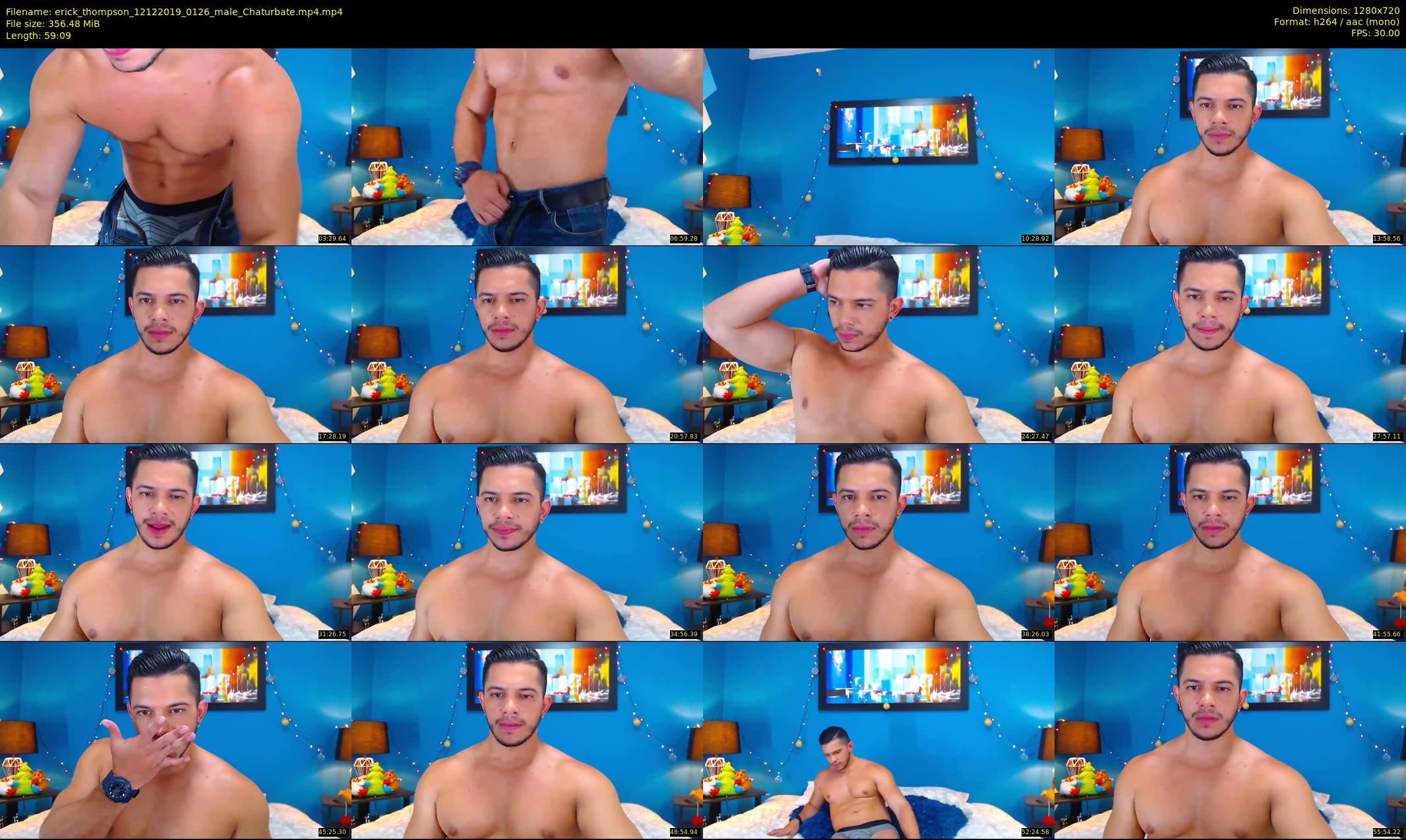 erick_thompson — 60 minute Chaturbate male cam show recording, 720p, Dec 12, 2019