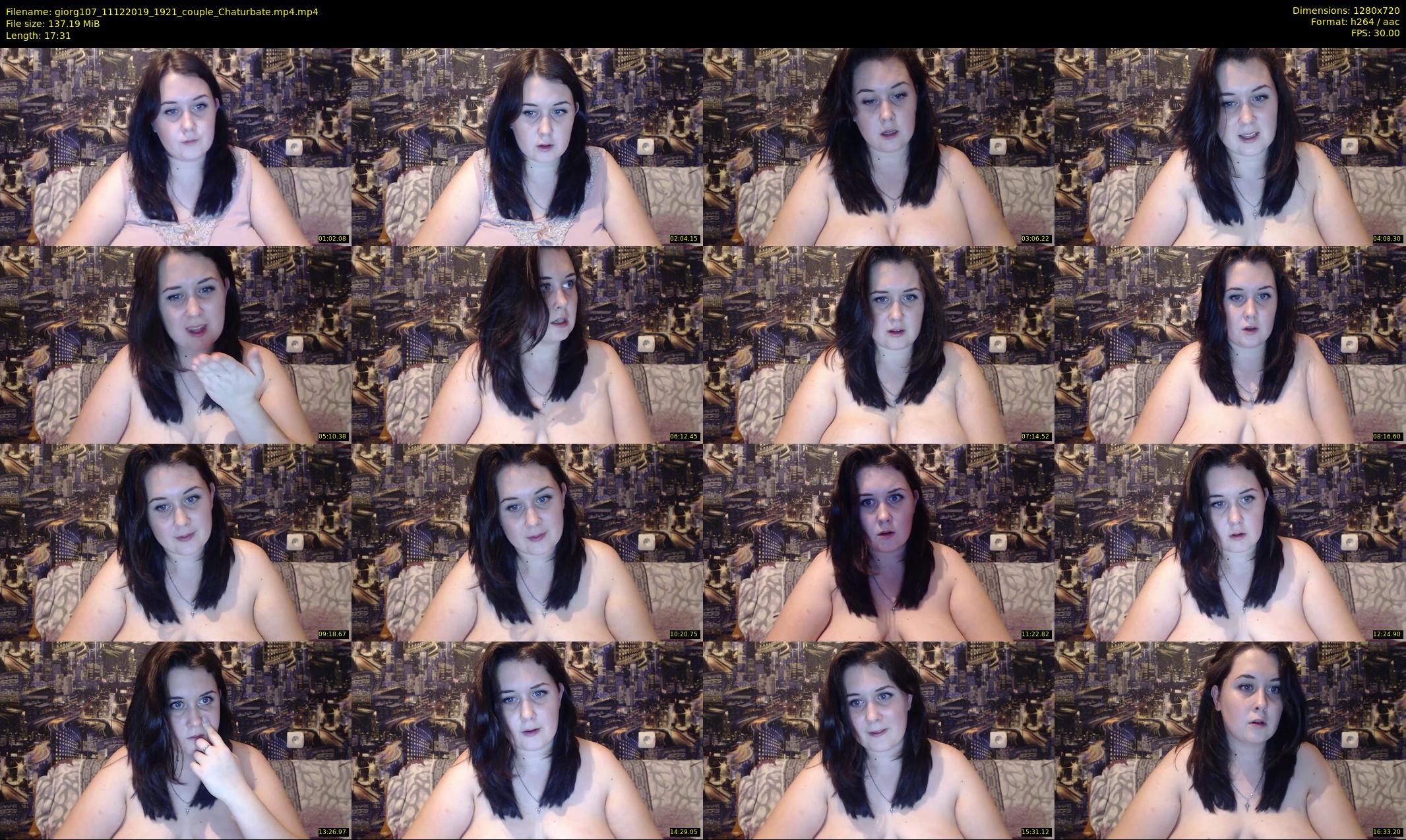 giorg107 — 18 minute Chaturbate couple cam show recording, 720p, Dec 11, 2019