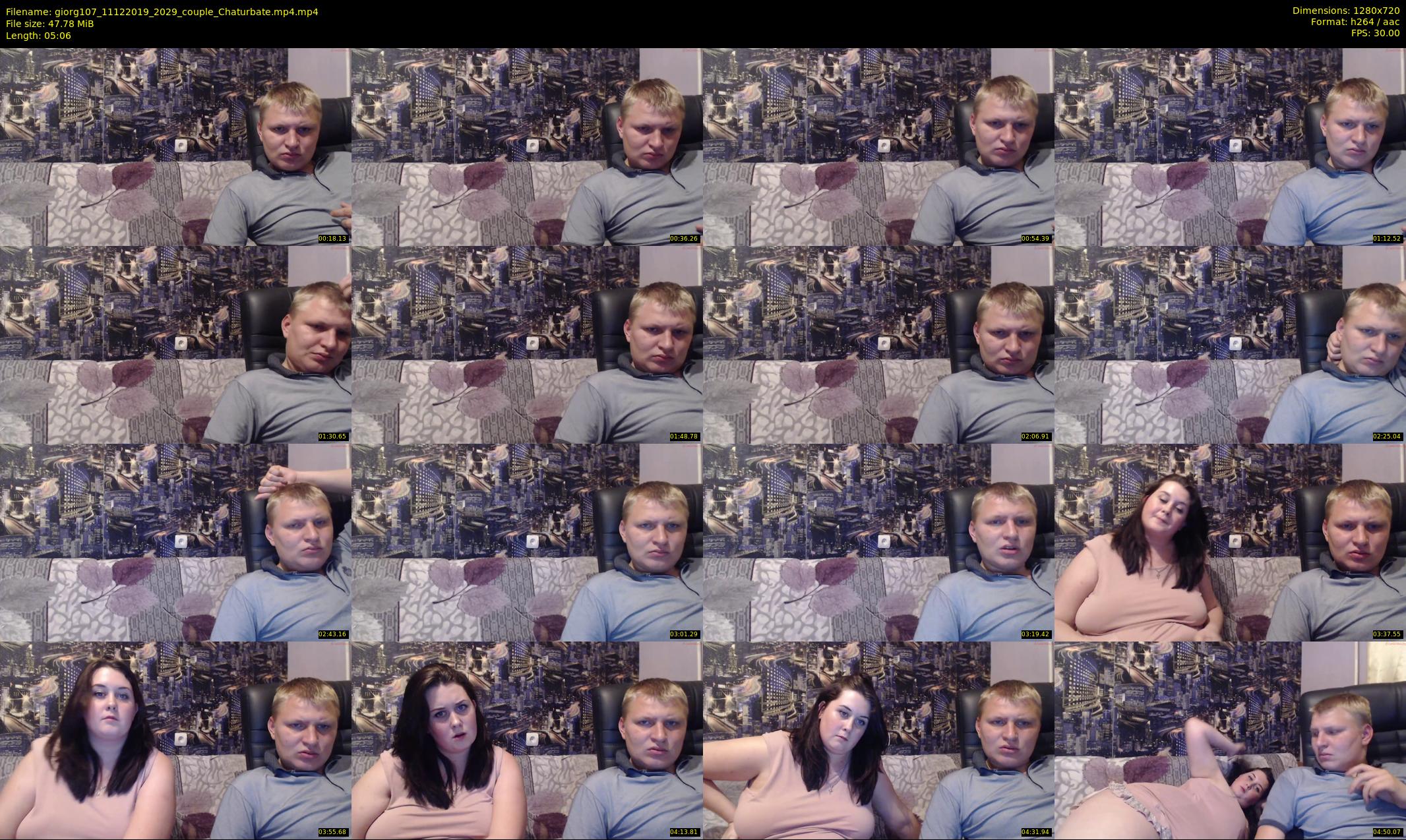 giorg107 — 6 minute Chaturbate couple cam show recording, 720p, Dec 11, 2019